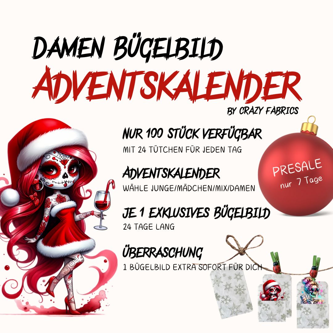 ADVENTSKALENDER 2025 – BÜGELBILDER