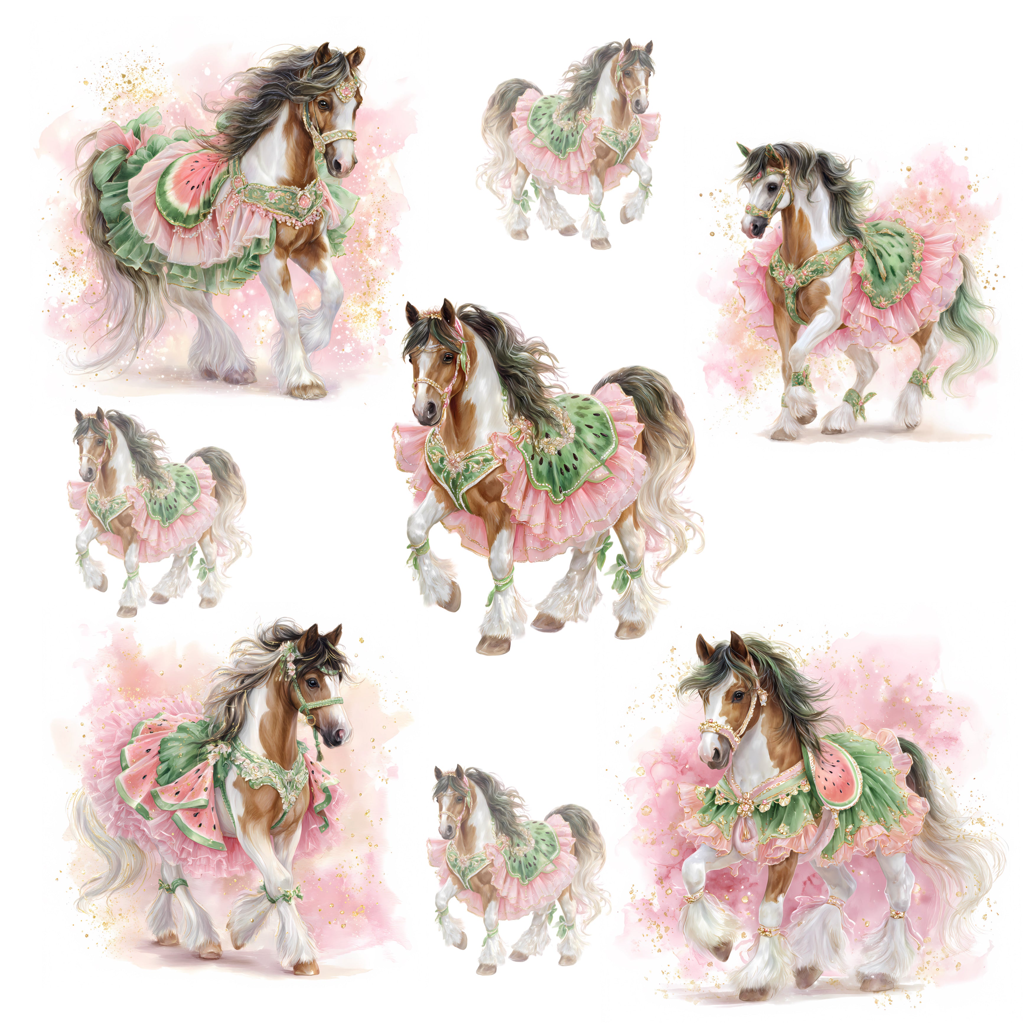 Stoff „Pferdeliebe“