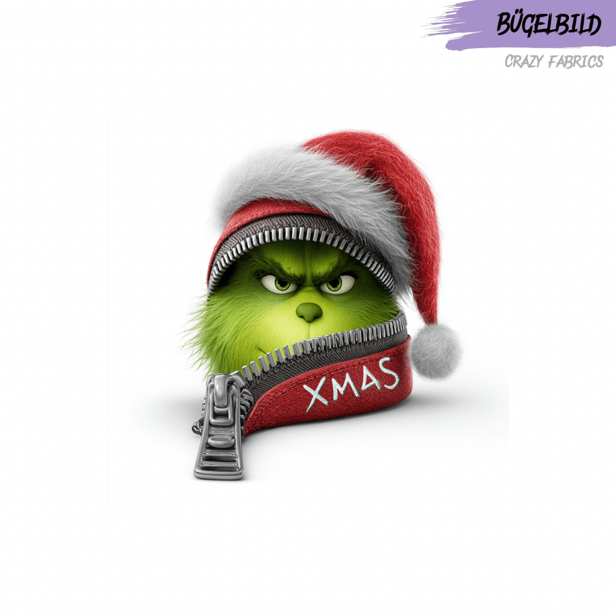 Bügelbild „ xmas“ - Crazy Fabrics