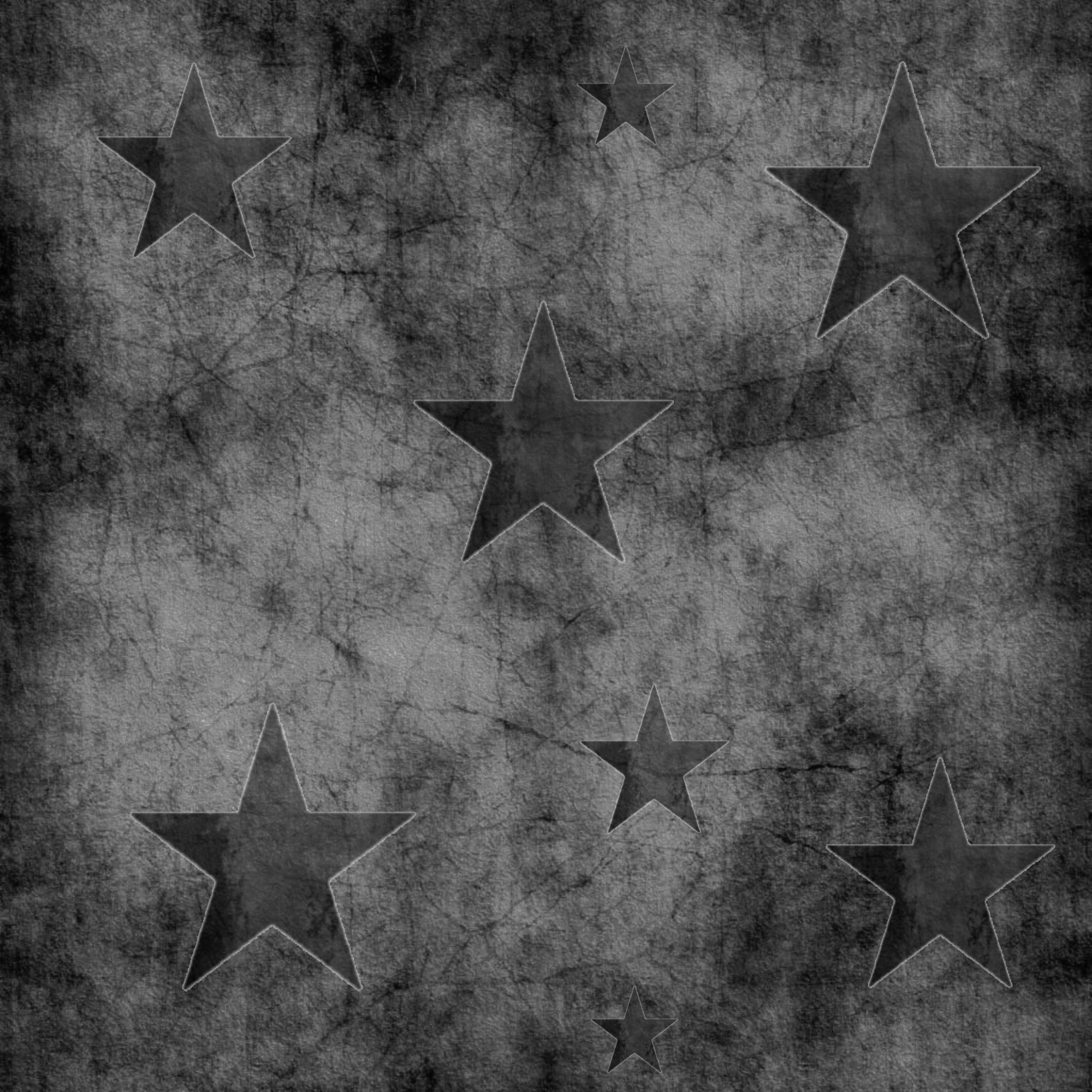 Stoff „Sterne auf grau“