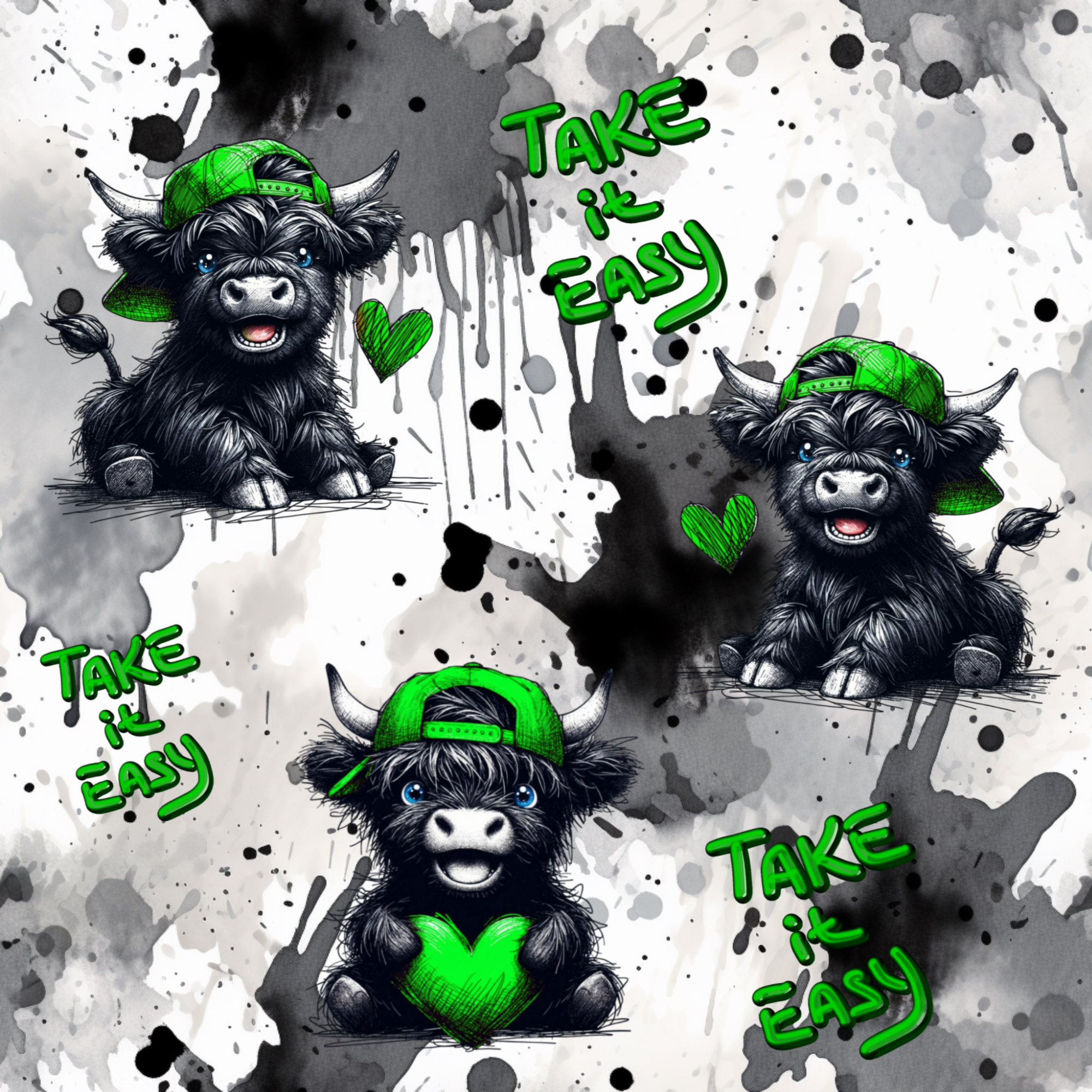 Stoff „Take it easy Splash“