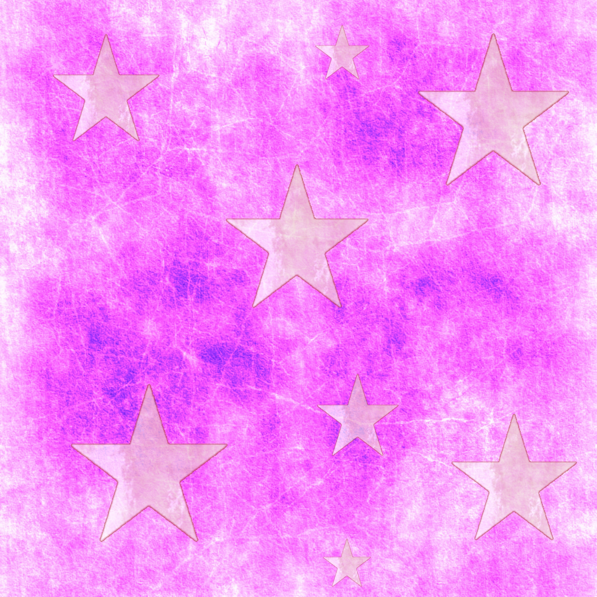 Stoff „Sterne auf Pink“