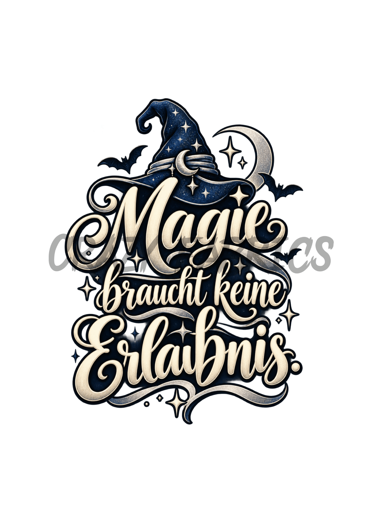 Bügelbild „Magie“