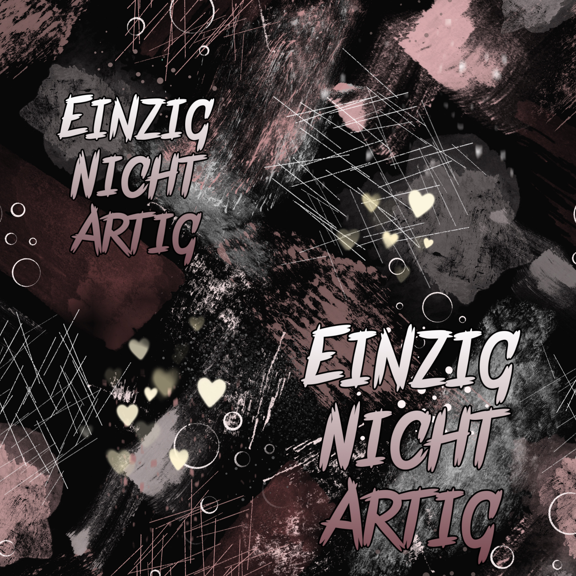 Stoff „Einzig nicht artig“