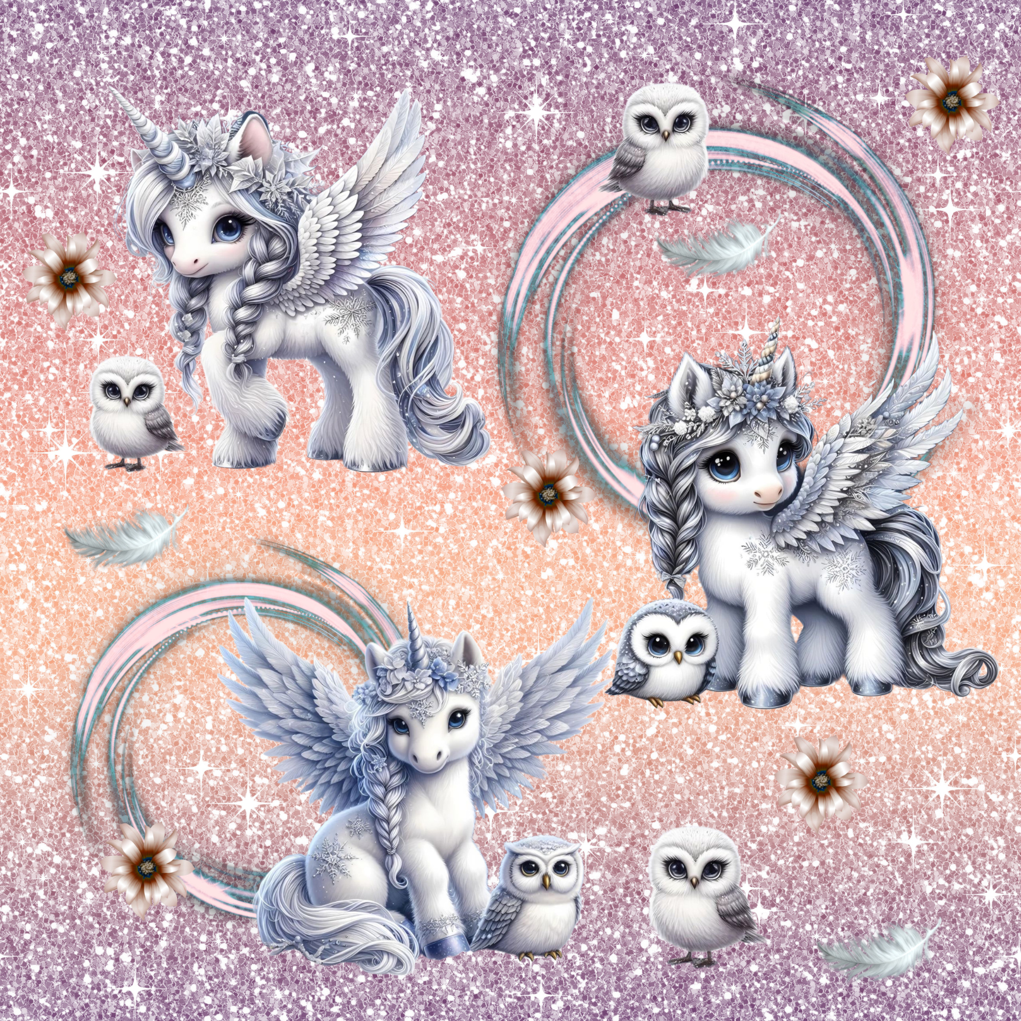 Stoff „Mystic Glitzer“