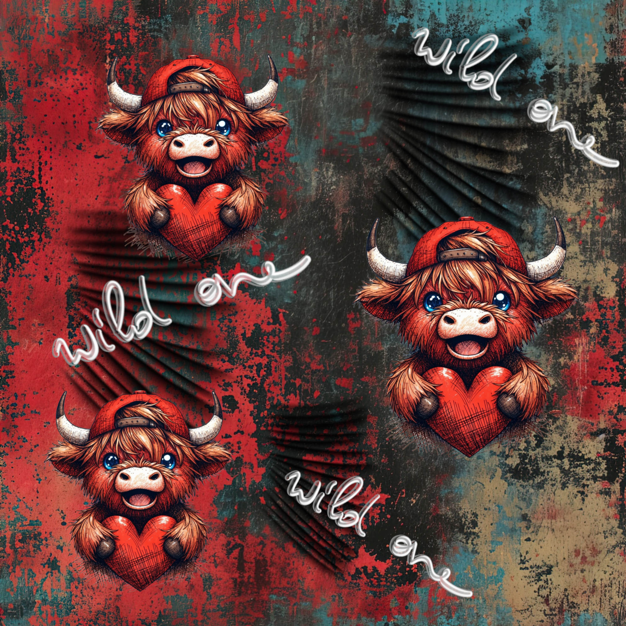 Stoff „Wild one“