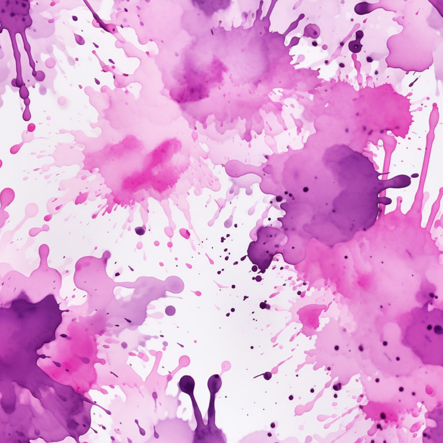 Stoff „ Splash pink weiss“