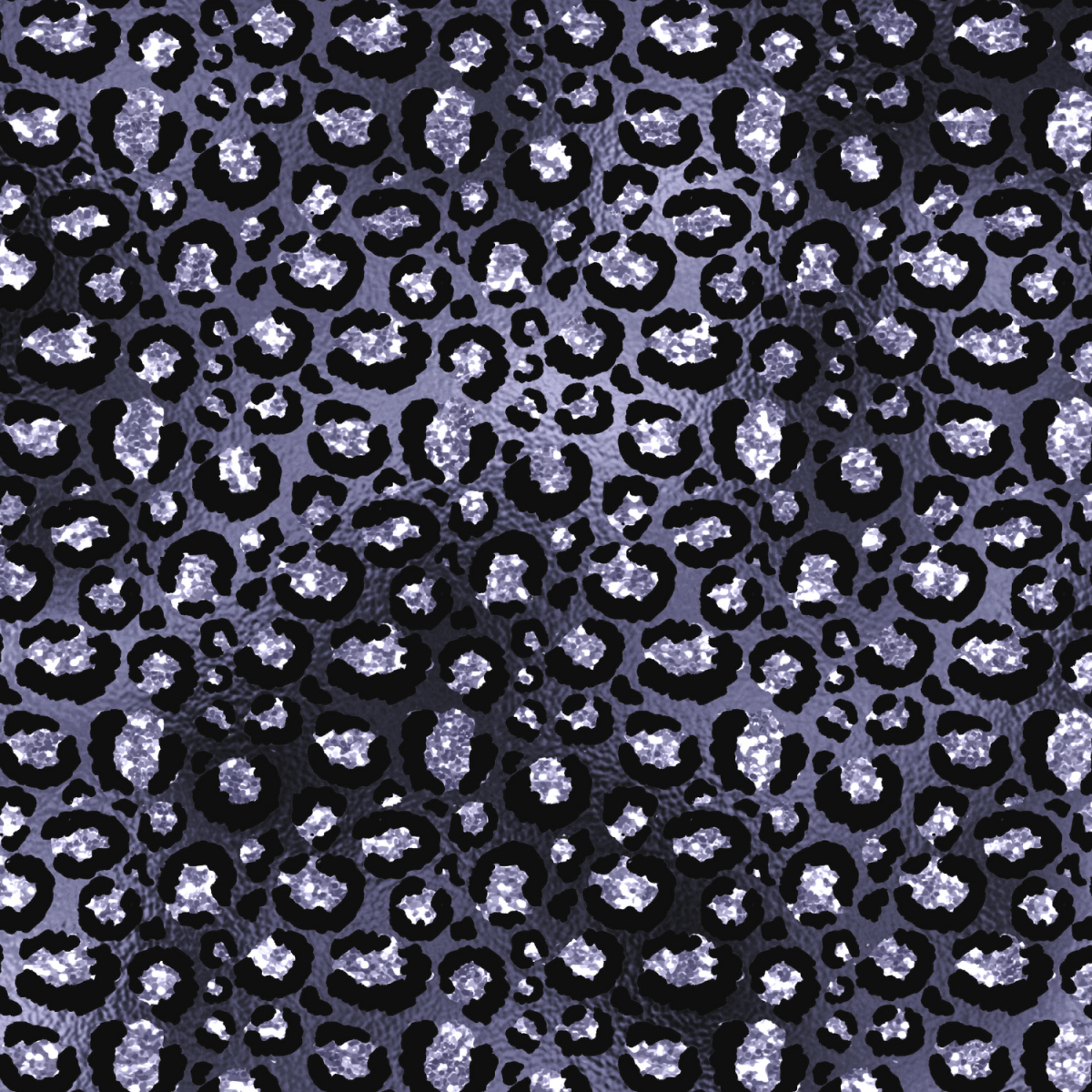 Stoff „Glitzer Leo Anthrazit“ - Crazy Fabrics