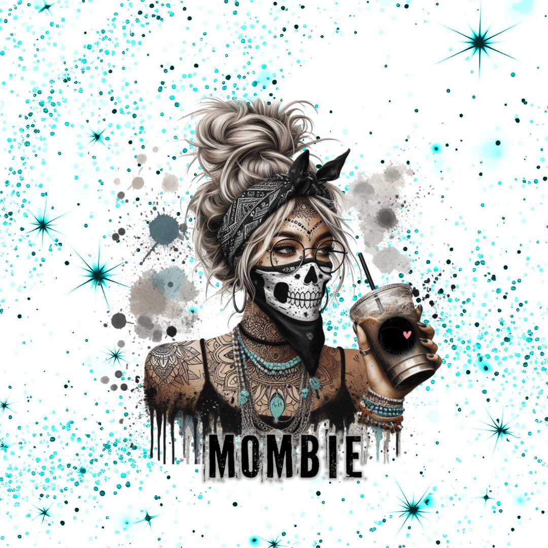 Stoffvorbestellung Panel "Mombie Aqua"