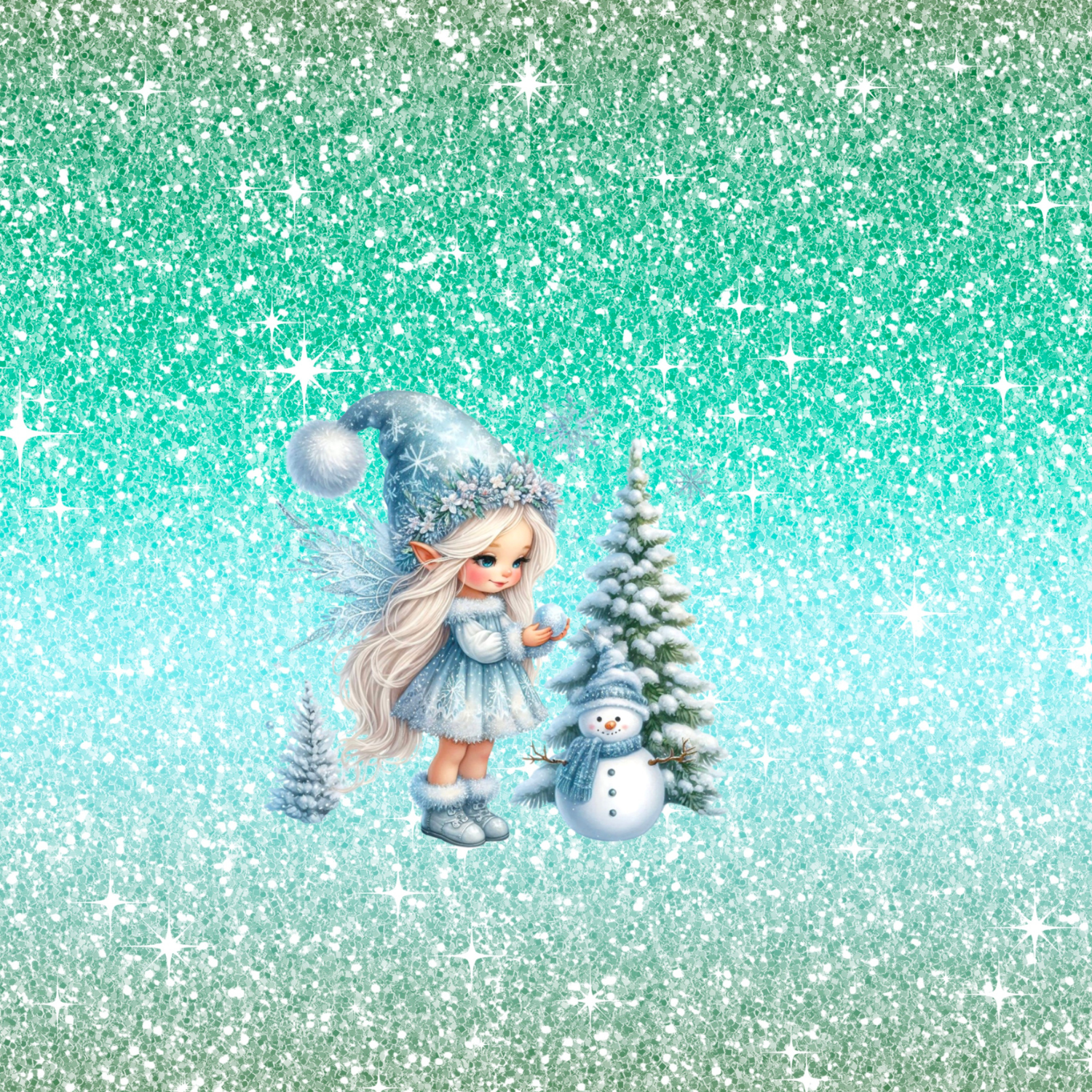 Panel „Wintermädchen“