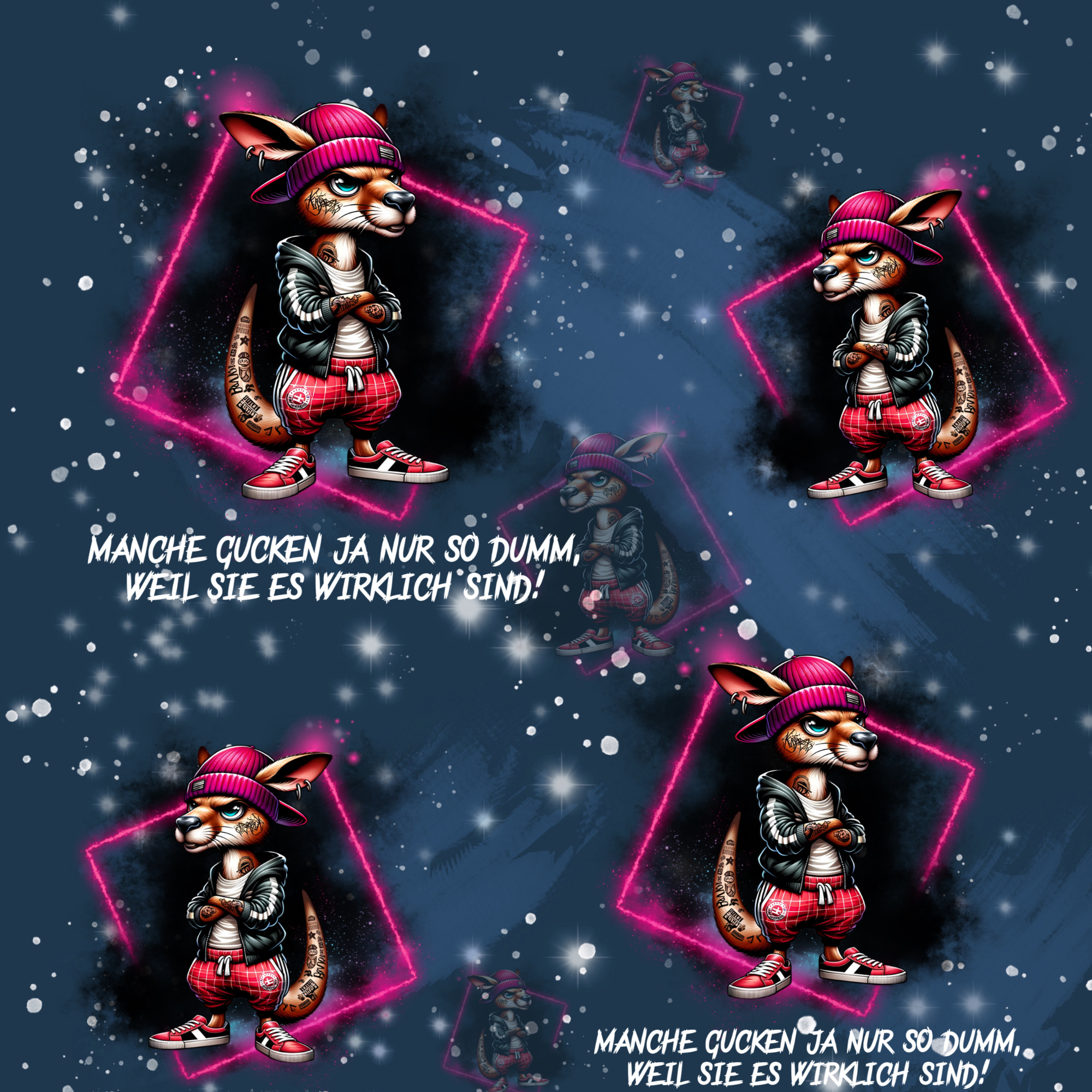 stoff „manche gucken dumm“