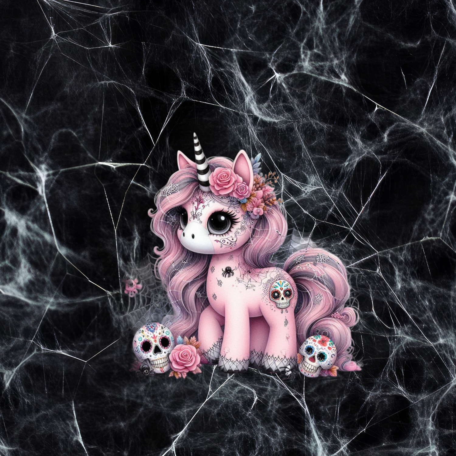 Panel „Halloween Einhorn“