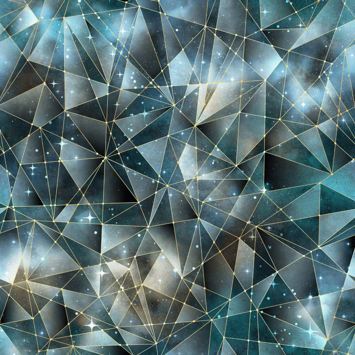 Stoff „Galaxy petrol“ - Crazy Fabrics