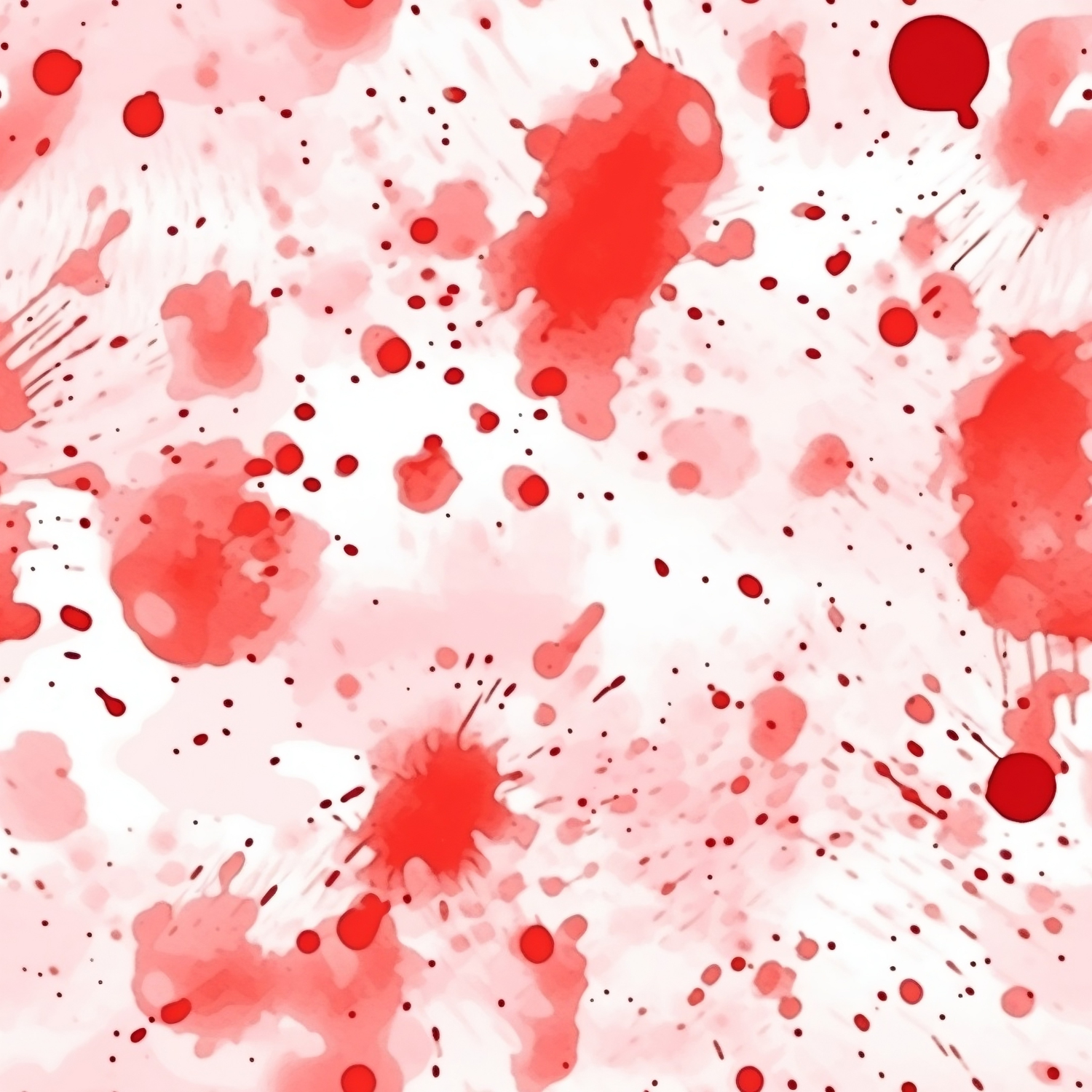 Stoff „ Splash weiss rot“