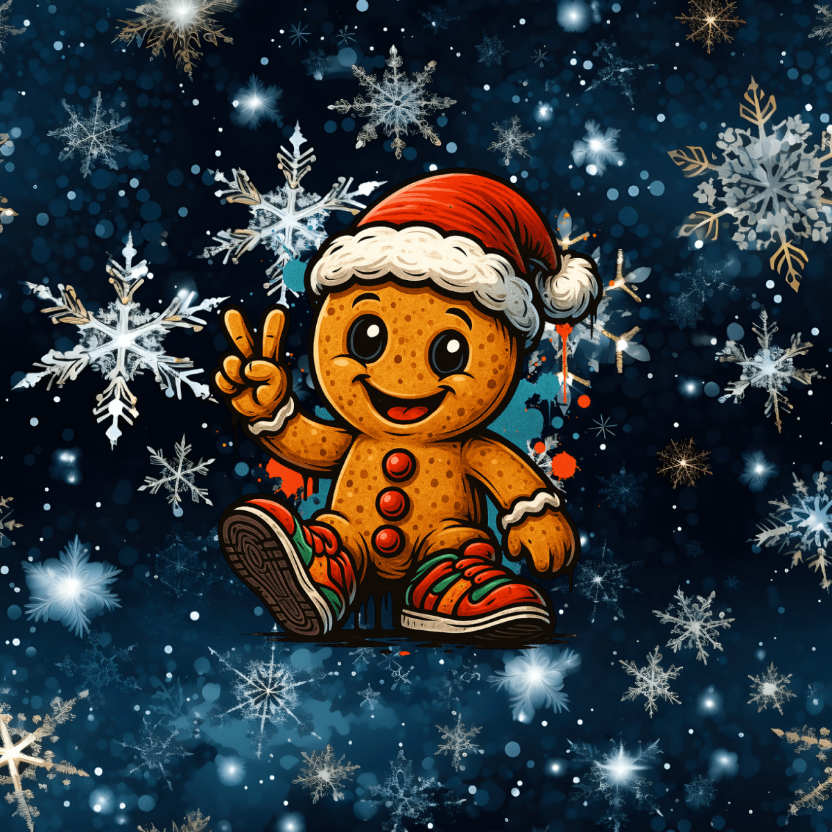 Panel „Lebkuchen“ - Crazy Fabrics