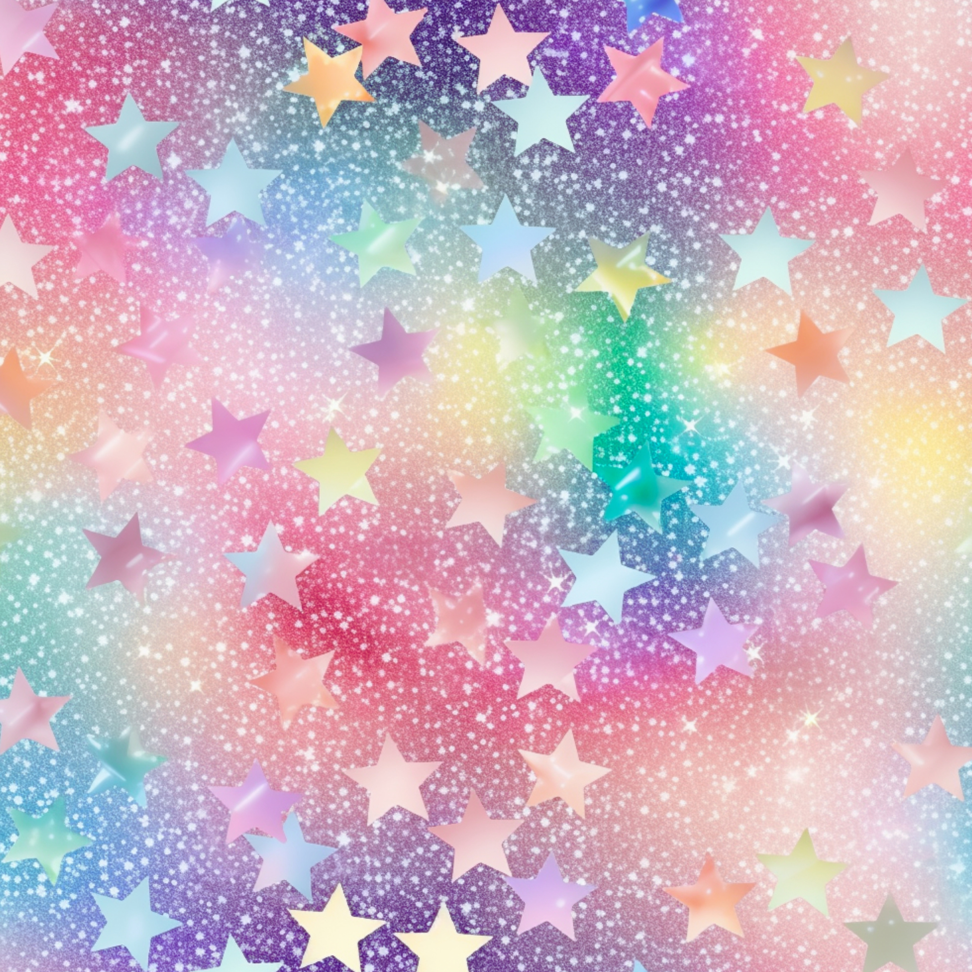 Stoff “little color stars“