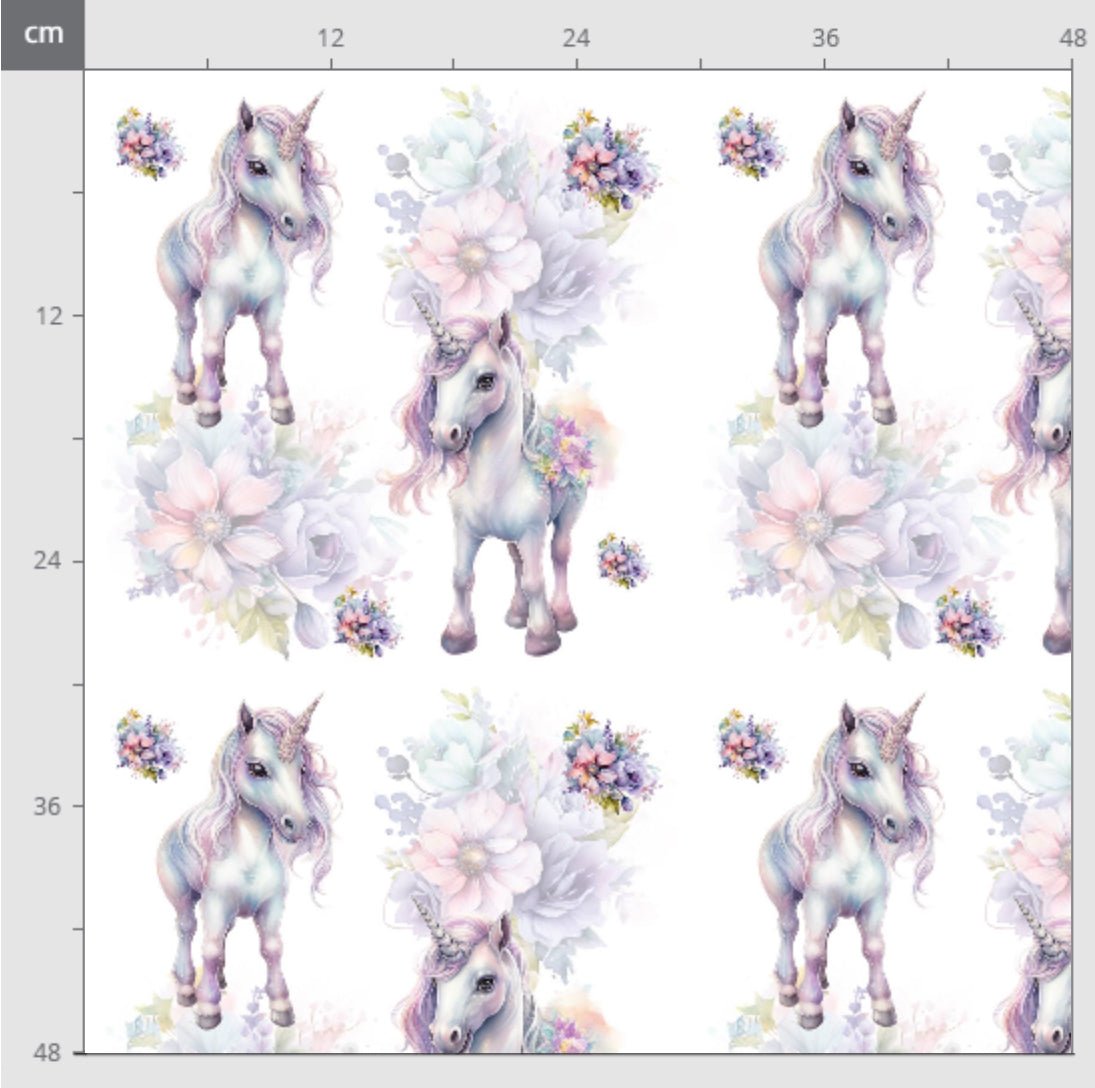 Bio Jersey „Flower Unicorn“ - Crazy Fabrics