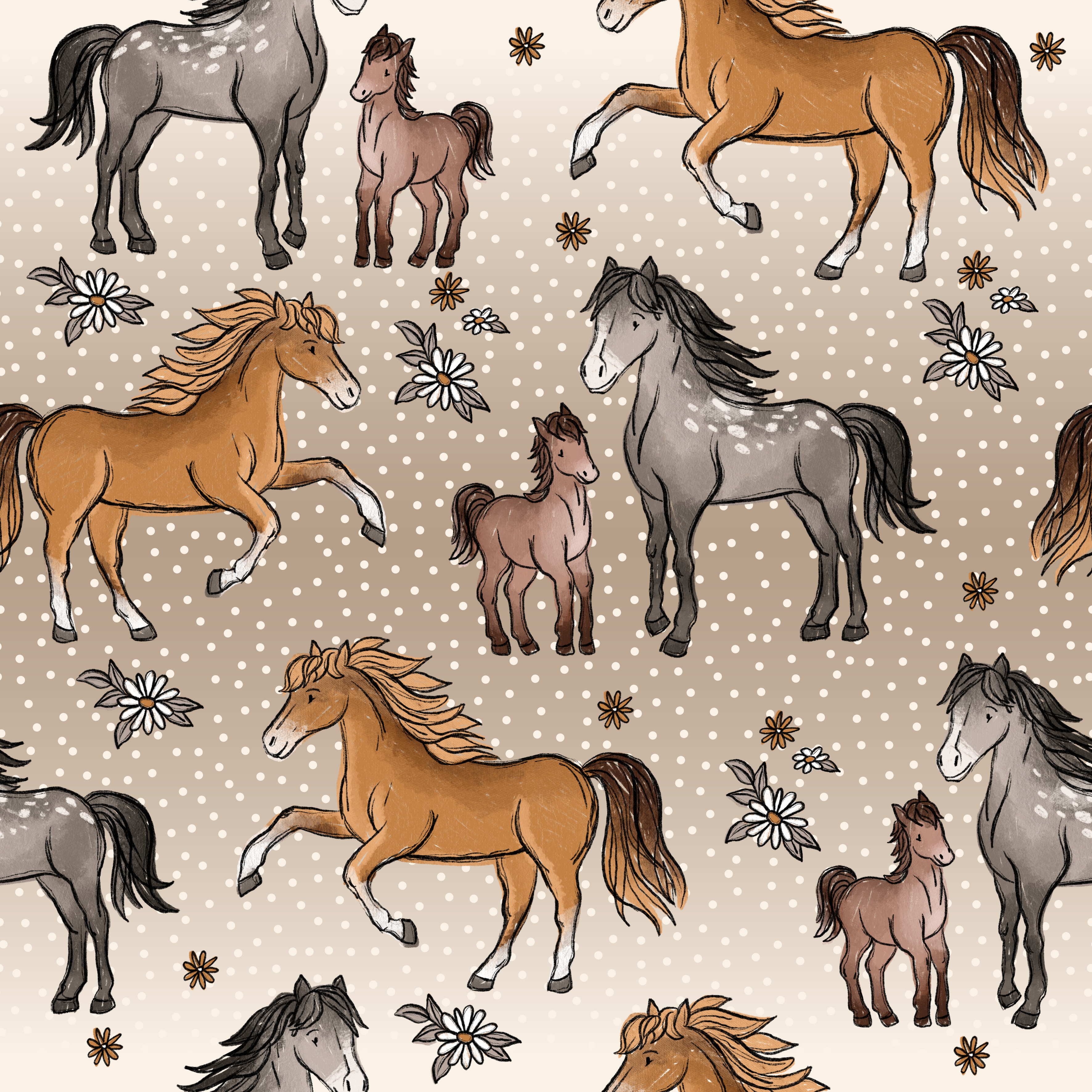 Flauschi „Pferde“