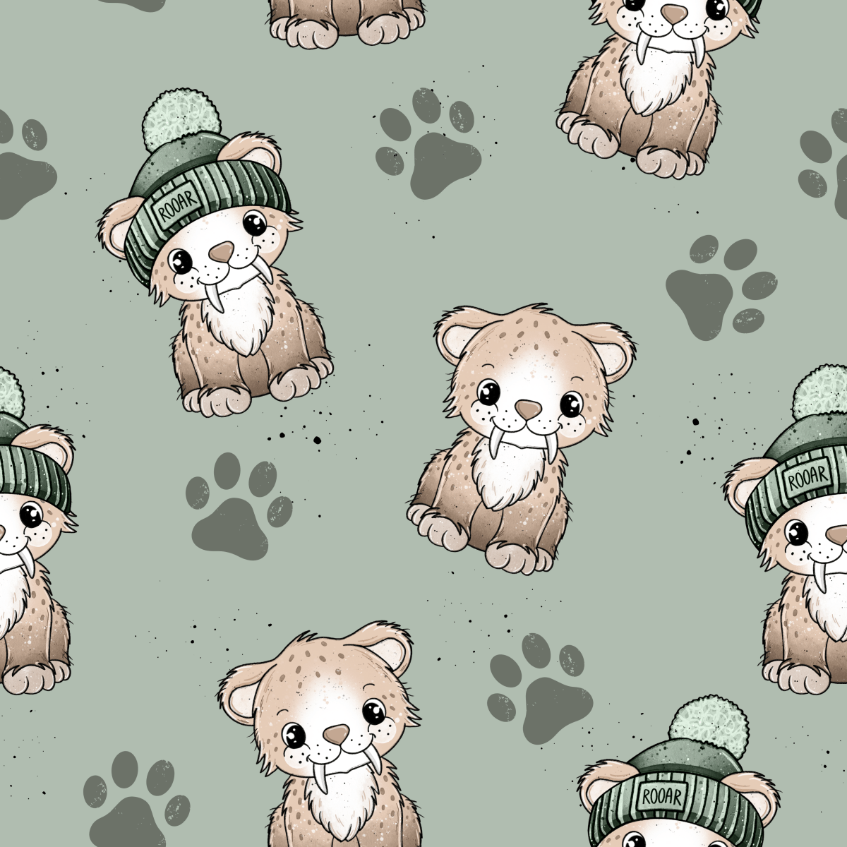 Stoff "Rooar" - Crazy Fabrics