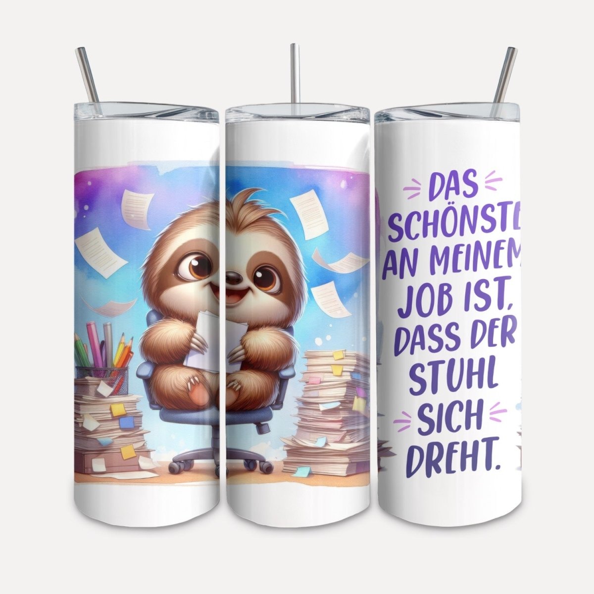 To Go Becher „Das schönste an meinem Job" - Crazy Fabrics