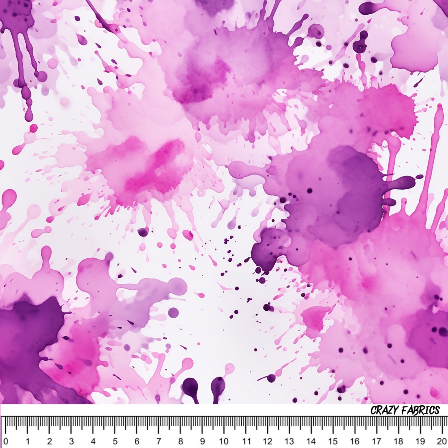 Stoff "Splash lila“