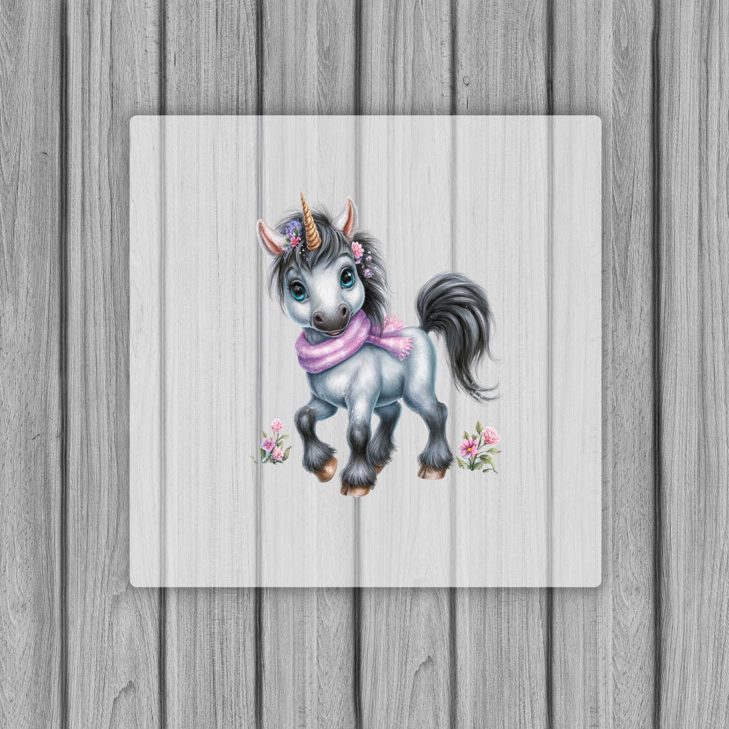 Bügelbild „Winter Unicorn“