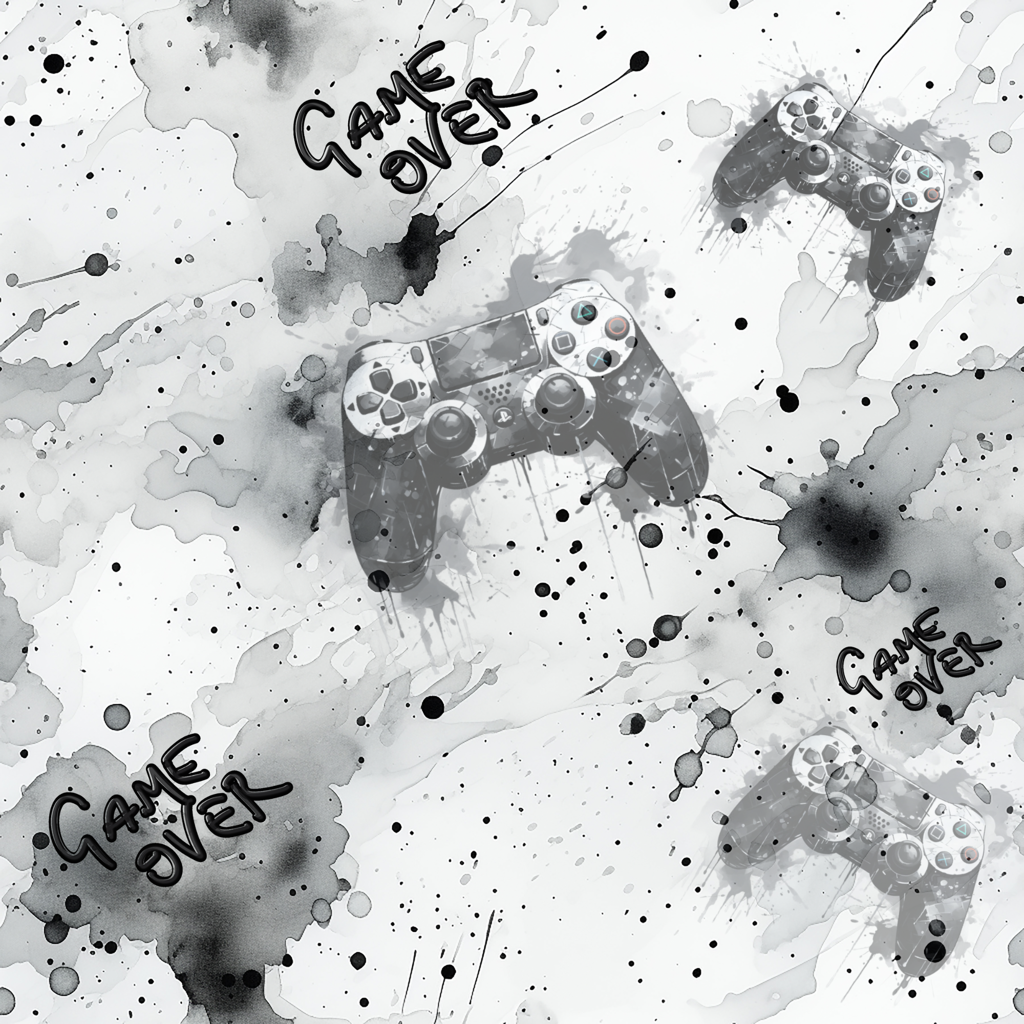 Stoff „Game over“