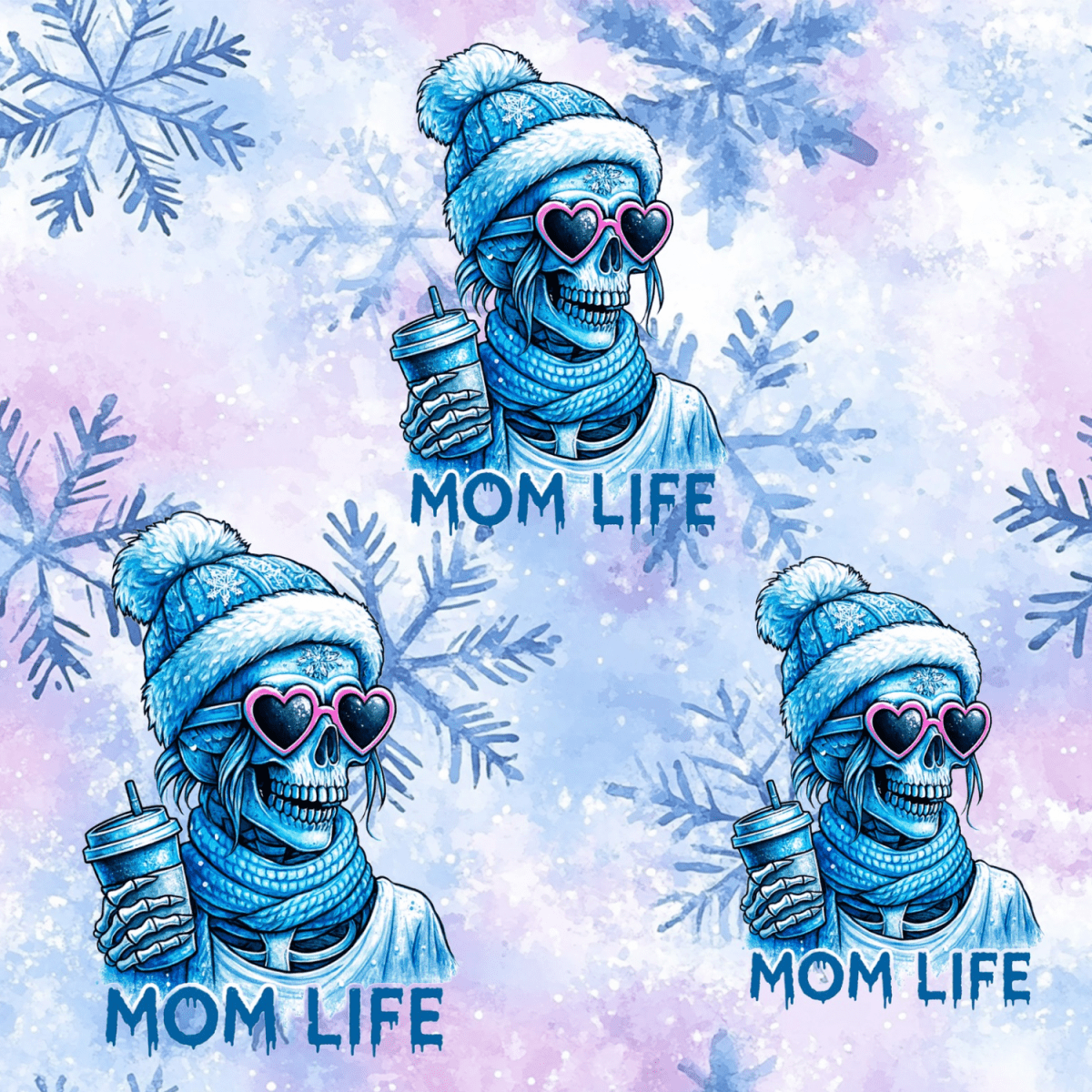 Stoff .“Mommlife on Ice“ - Crazy Fabrics