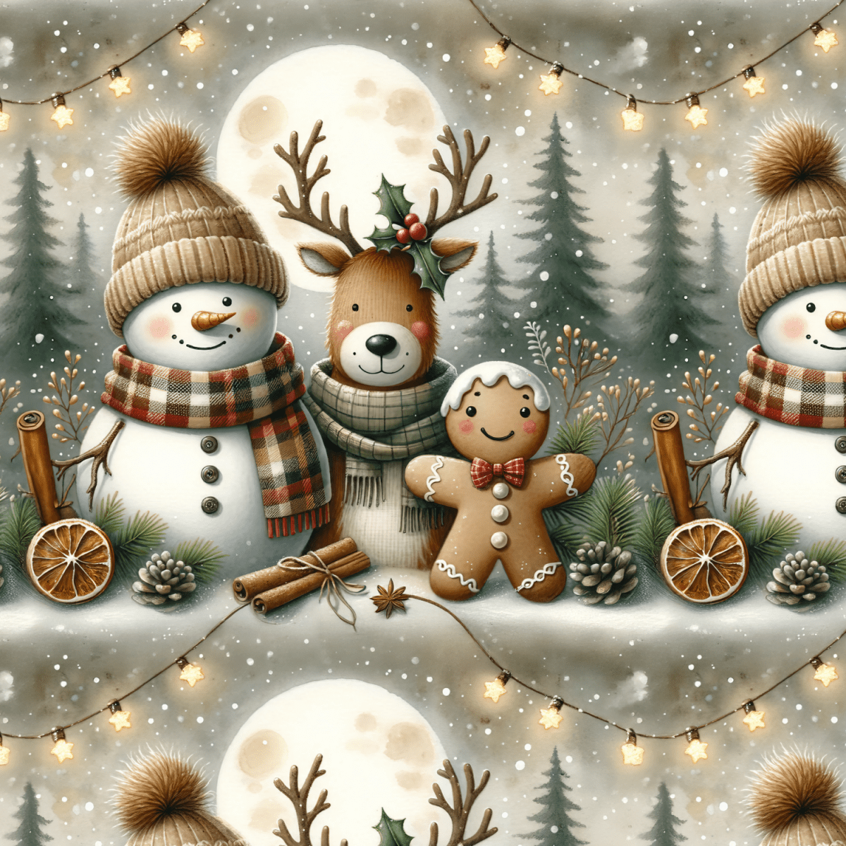 Stoff „X - Mas Family“ - Crazy Fabrics