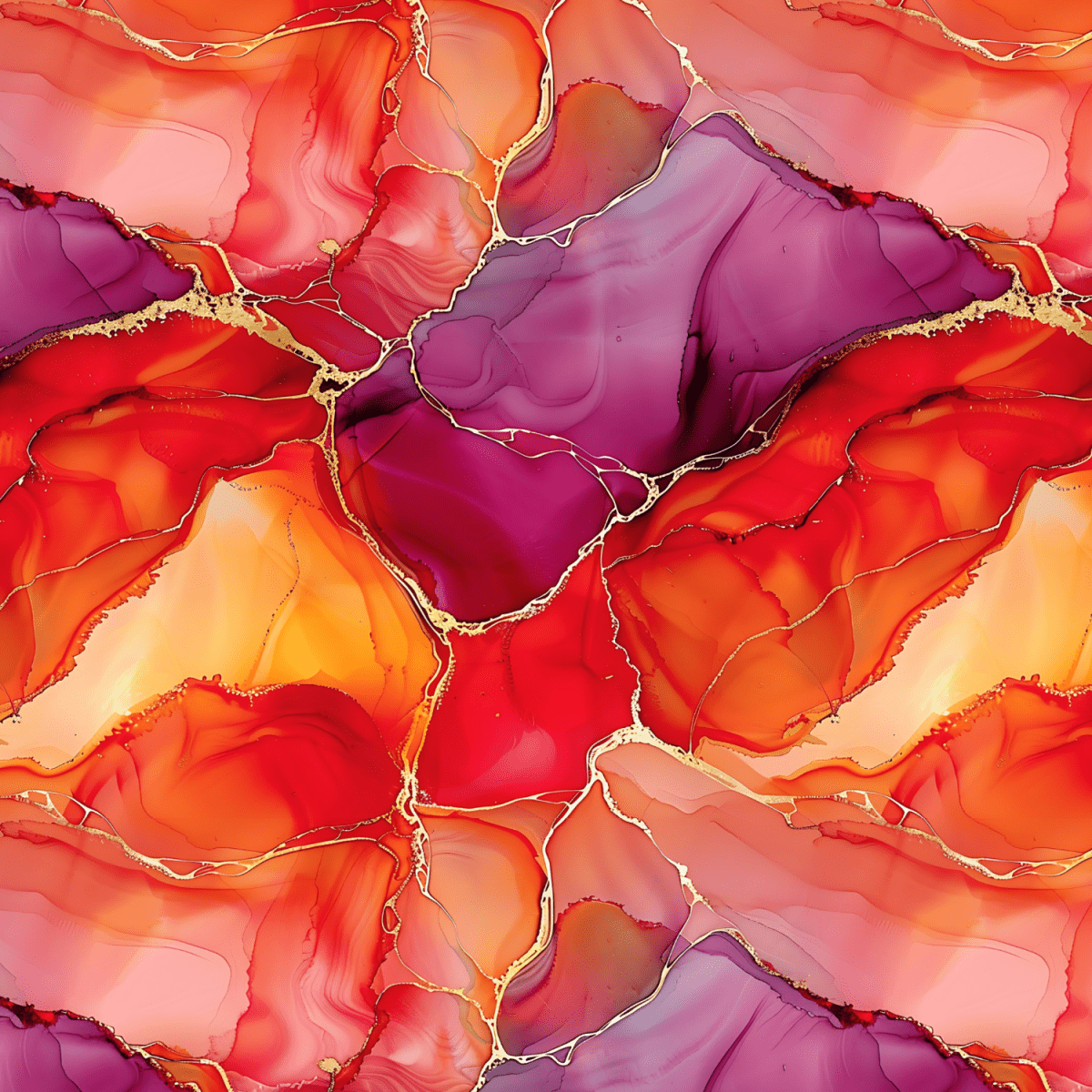 Stoff „Marble orange“ - Crazy Fabrics