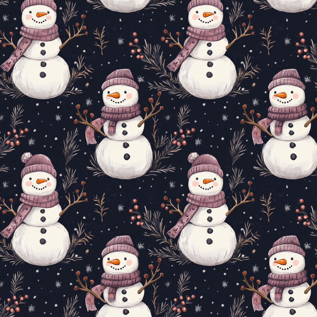 Stoff „Schneemann de Luxe“ - Crazy Fabrics