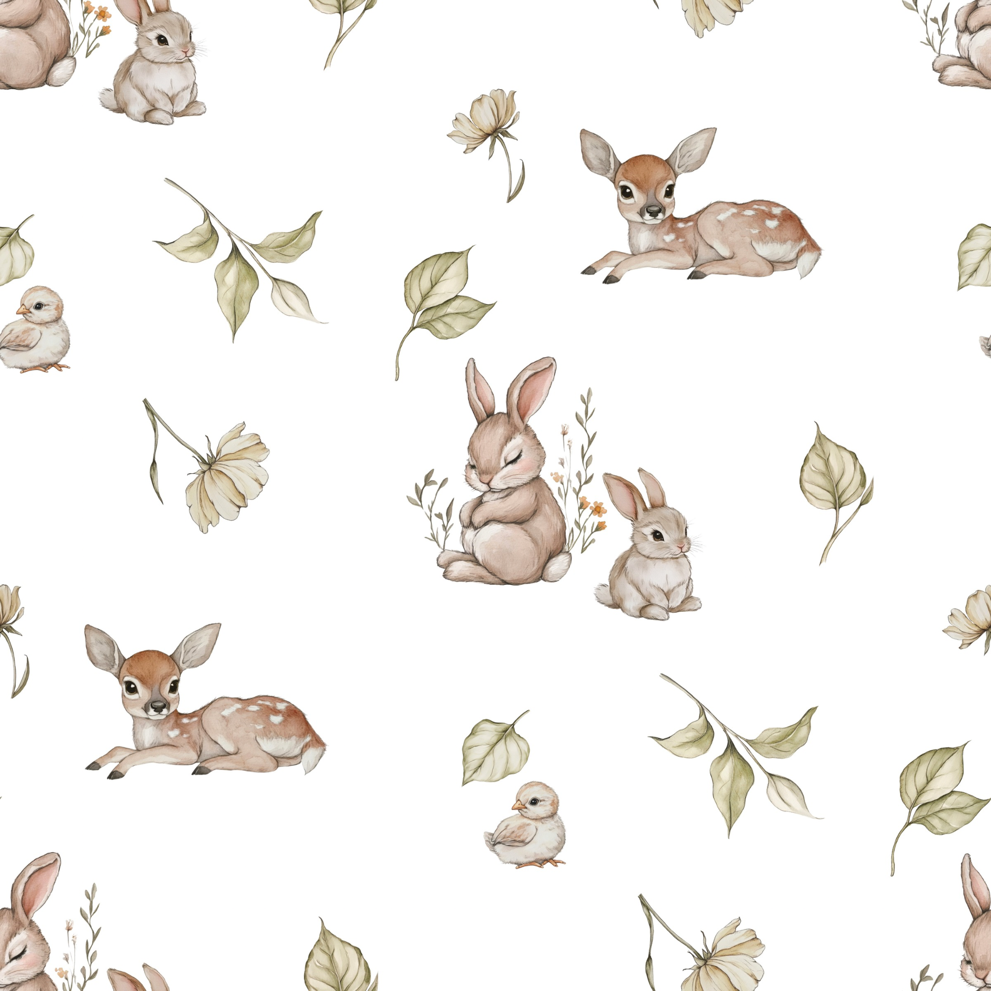 Stoff“Waldtiere“