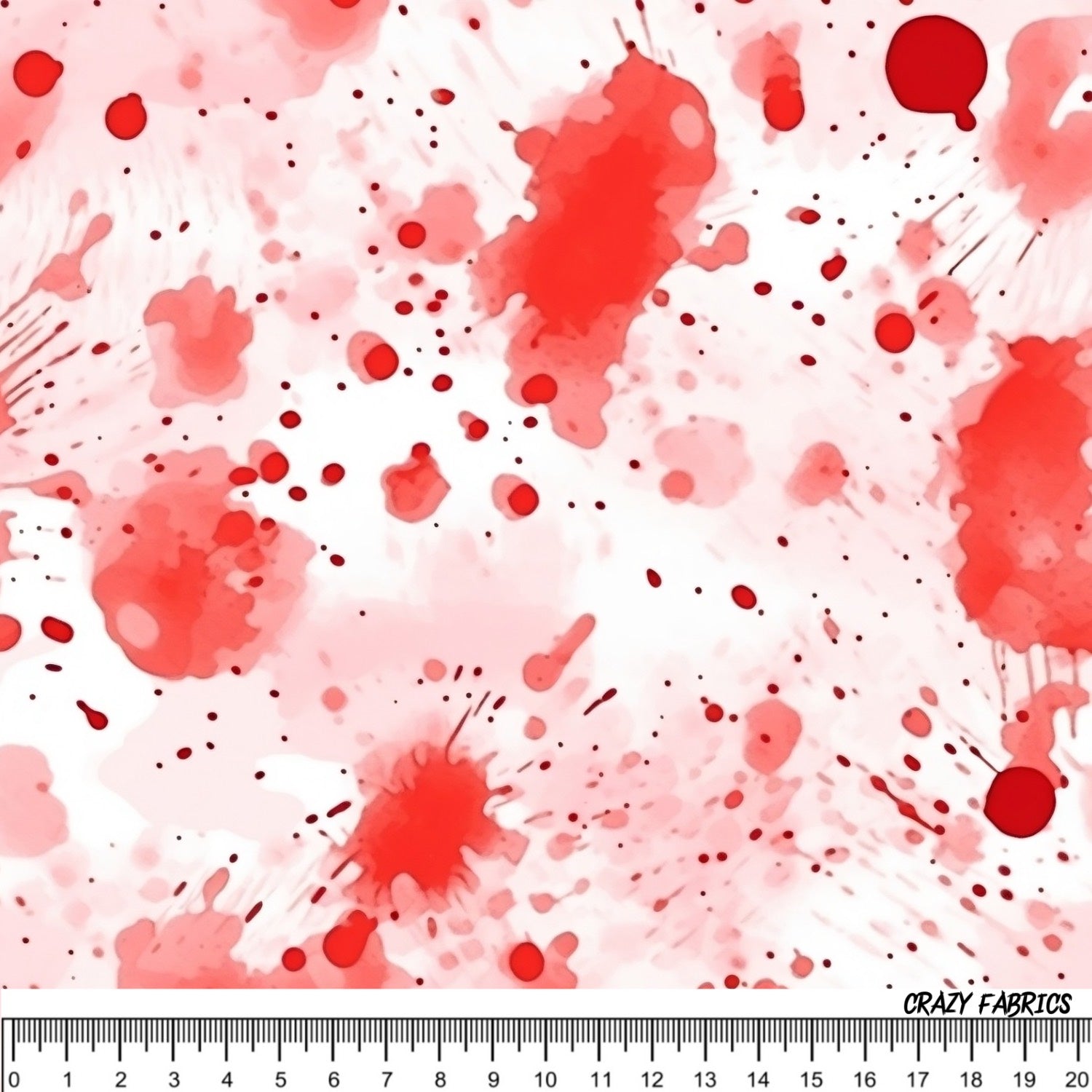 Stoff "Splash rot“