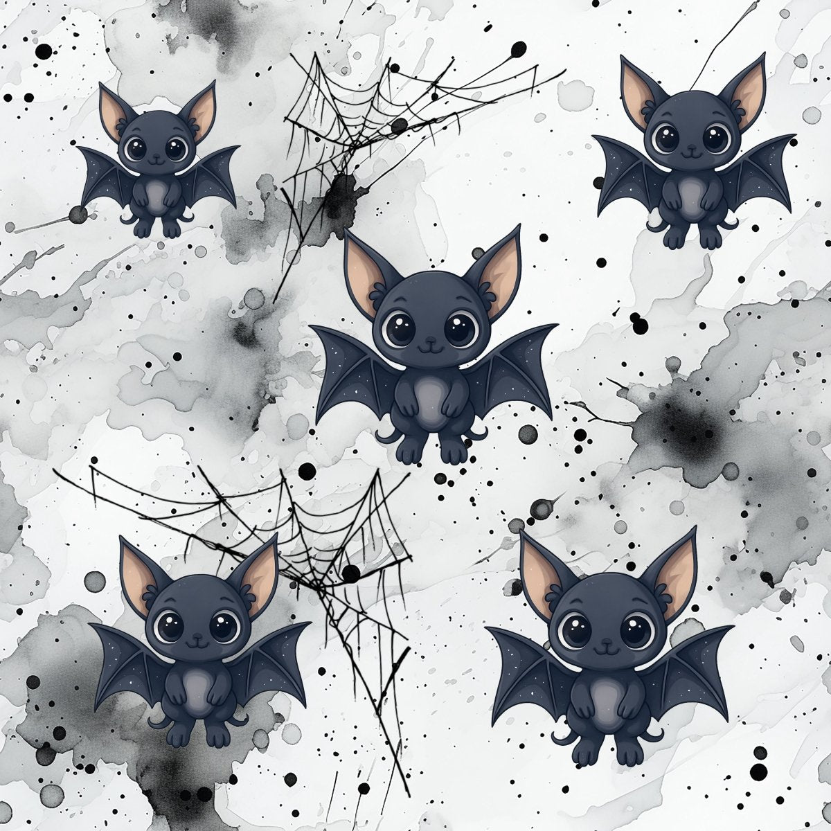 Stoff „Fledermaus Splash“