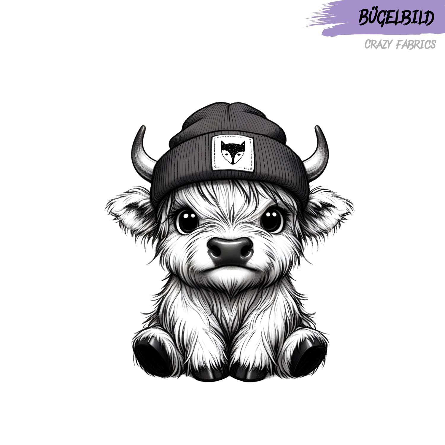 Bügelbild „Baby Ox“