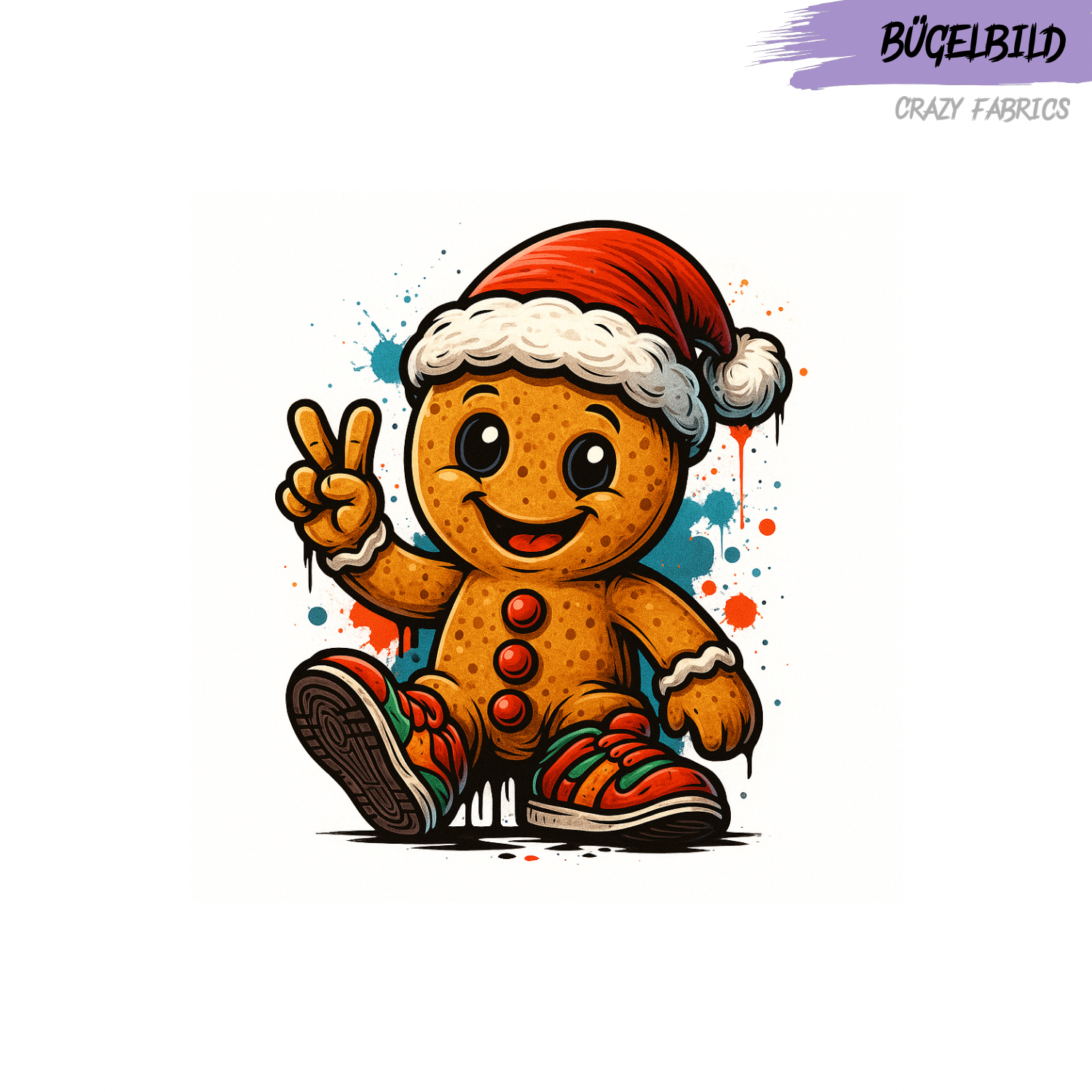 Bügelbild „Lebkuchen“