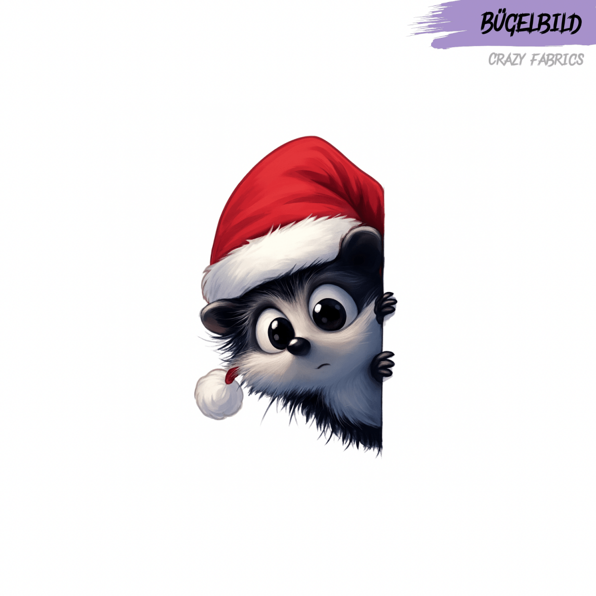 Bügelbild „Igel“ - Crazy Fabrics