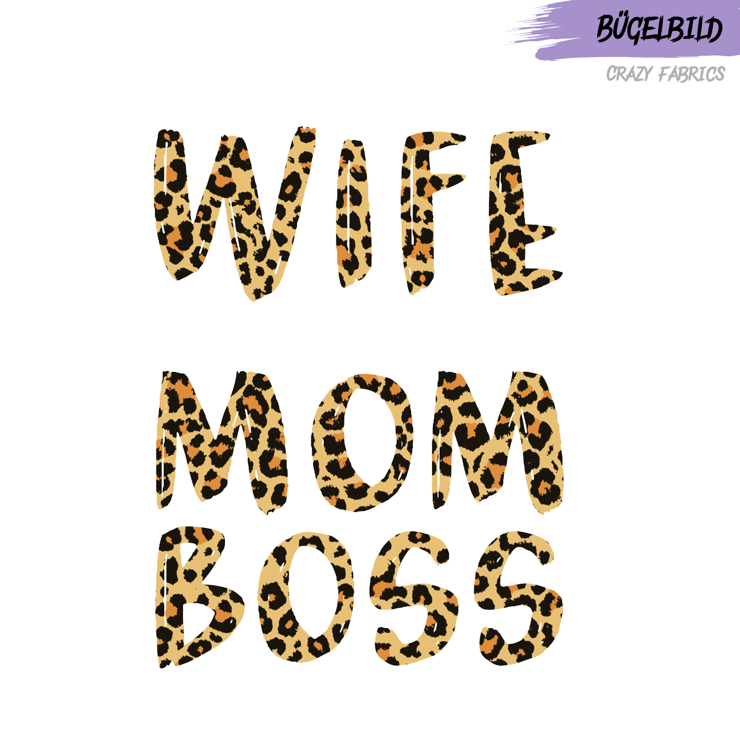 Bügelbild „WMB“
