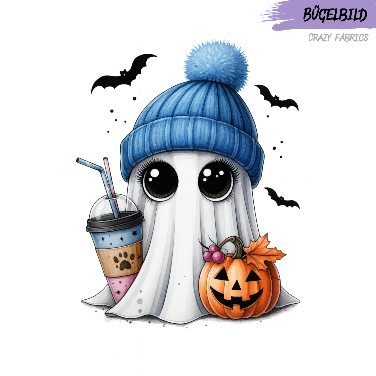 Bügelbild „Ghost Girl“