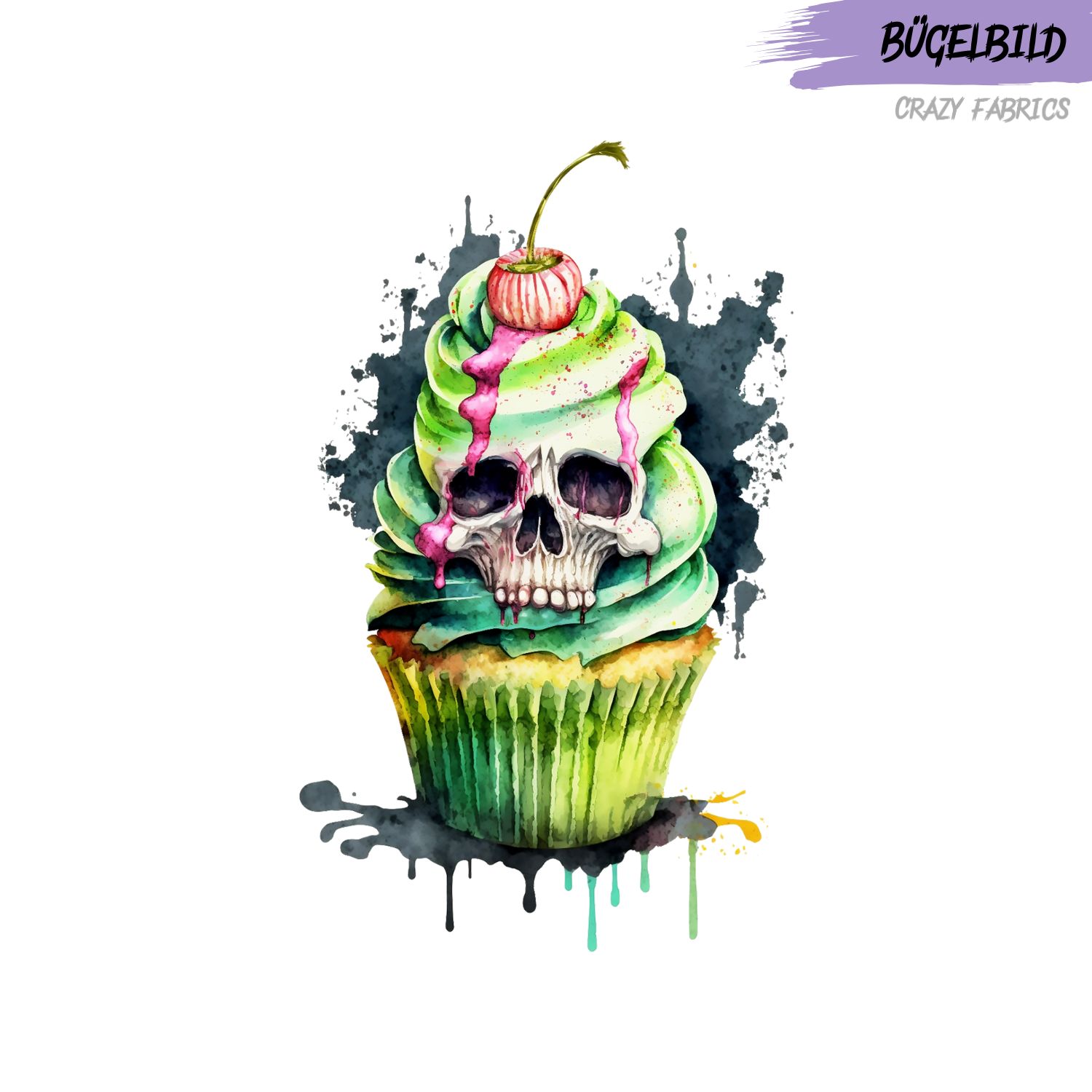 Bügelbild „Hallo Muffin“