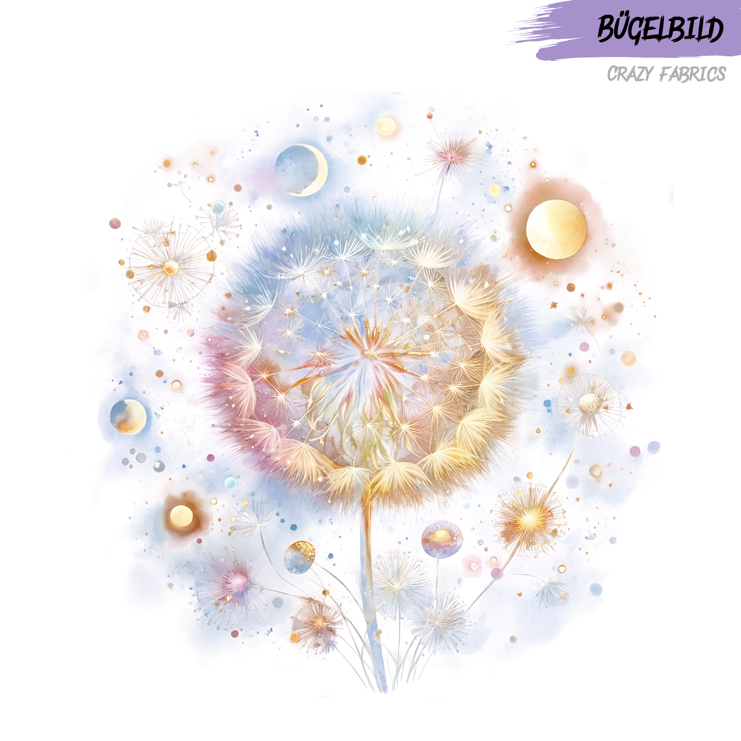 Bügelbild „Pusteblume“