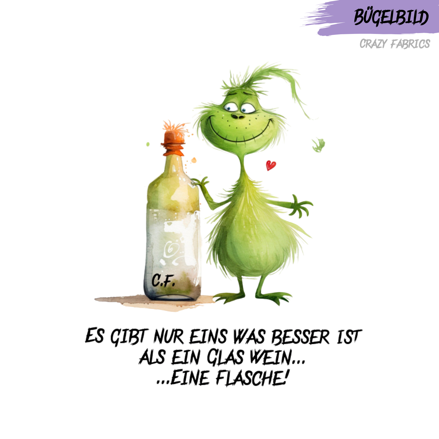Bügelbild „Es gibt was besseres“