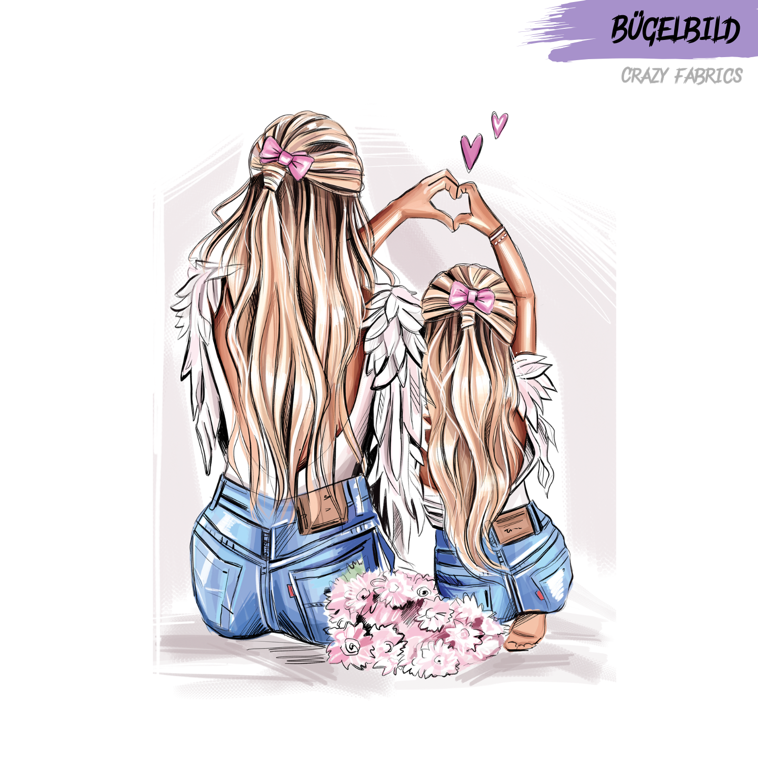 Bügelbild „ Mamis Liebling“