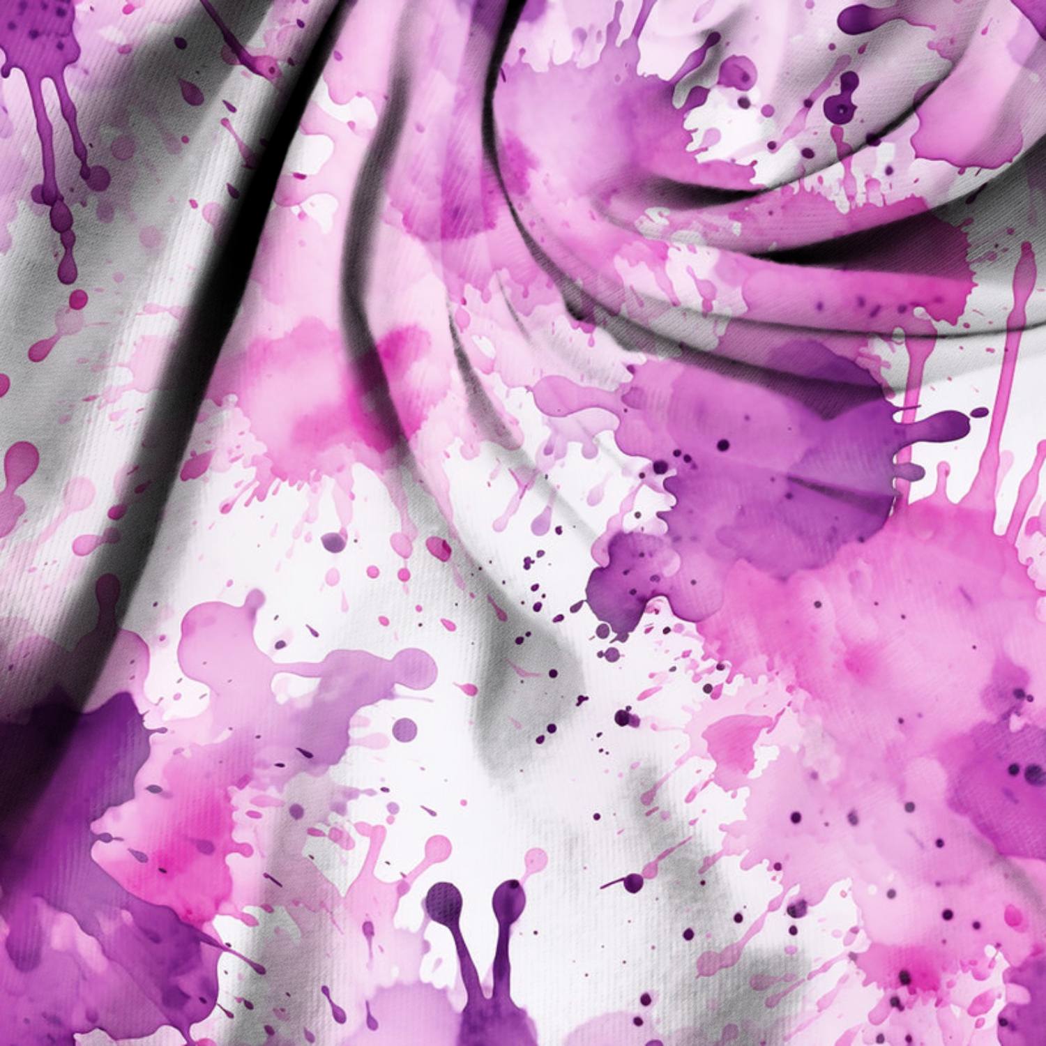 Stoff "Splash lila“