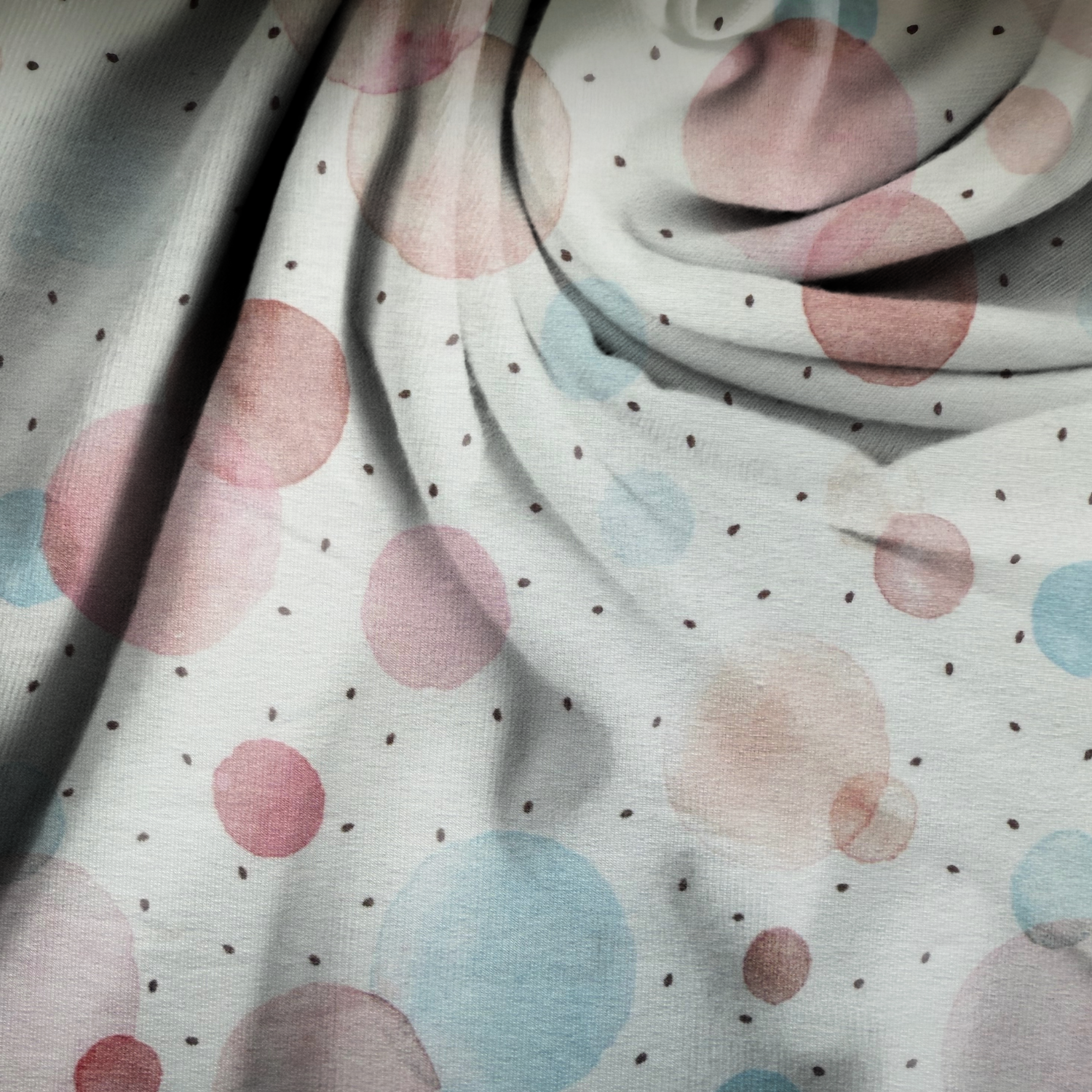 French Terry „Bubble Dots“