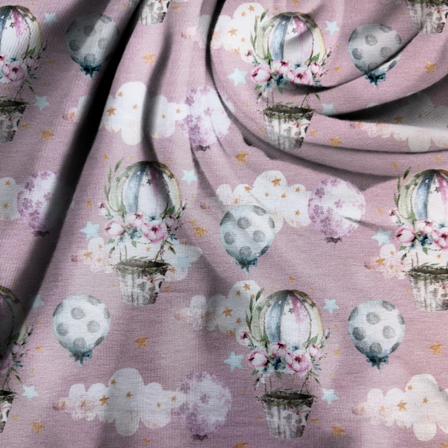 Jersey „Clouds & Balloons rose“