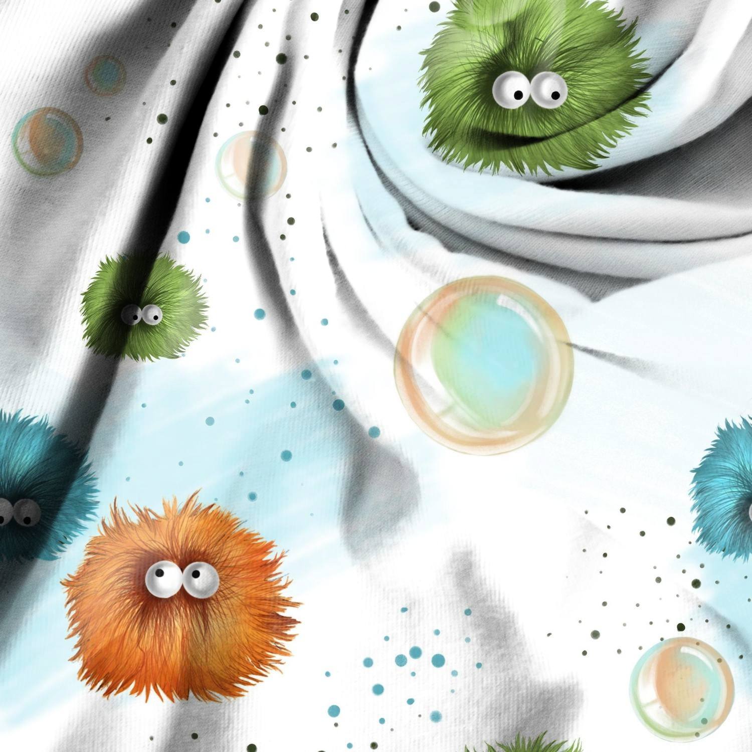 Bio Jersey „Wuschels bunt“