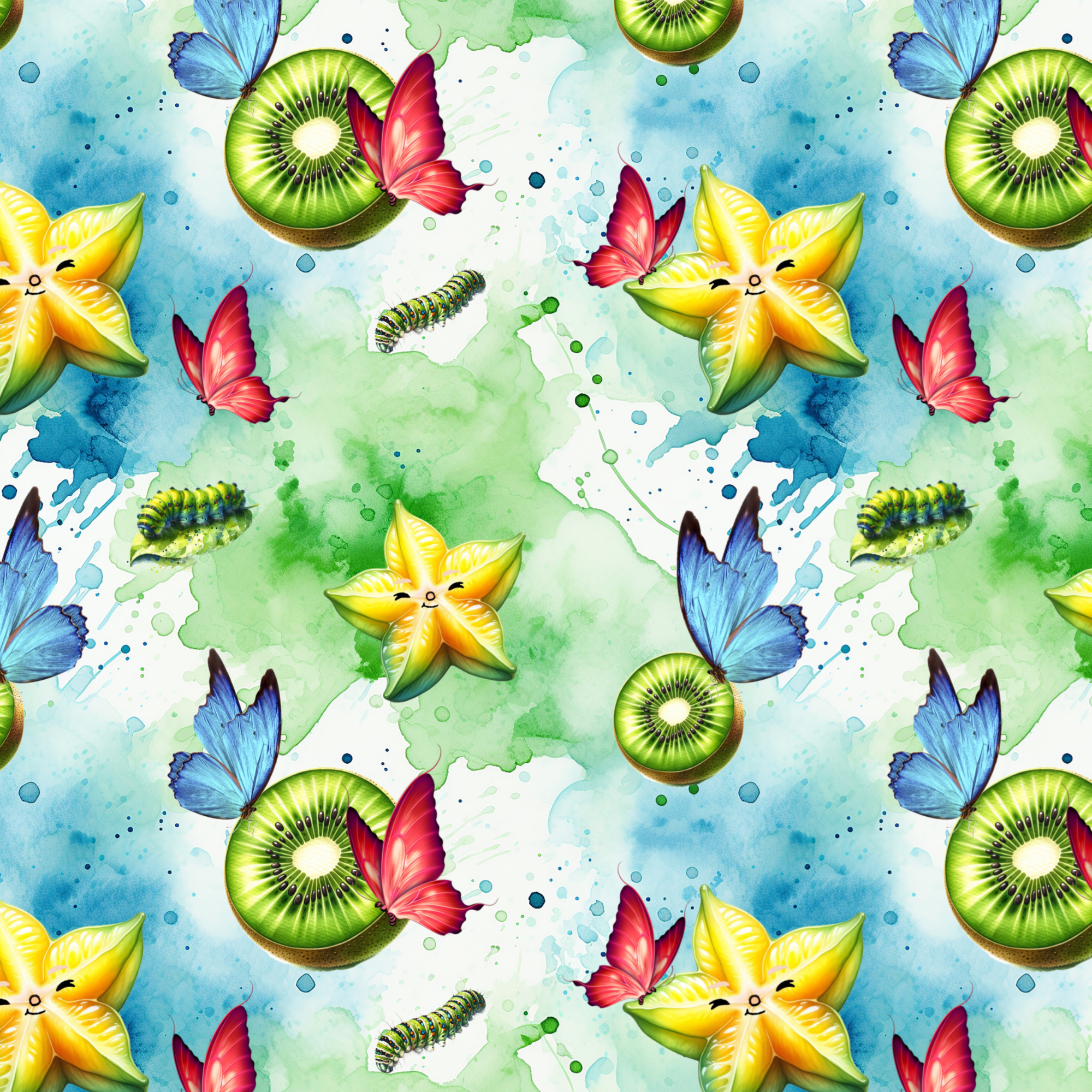 Stoff „Fruits Vibes“