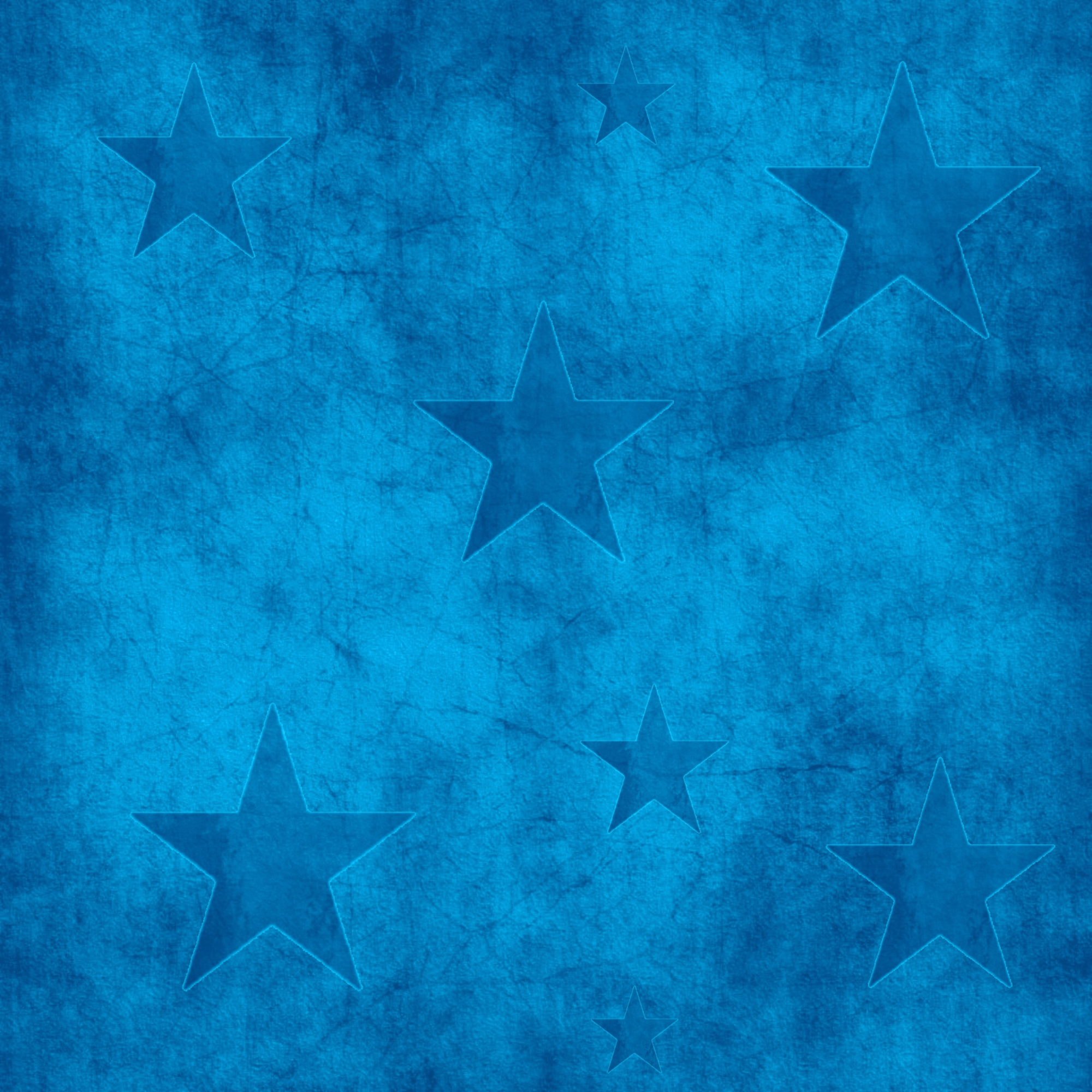 Stoff „Sterne auf blau“