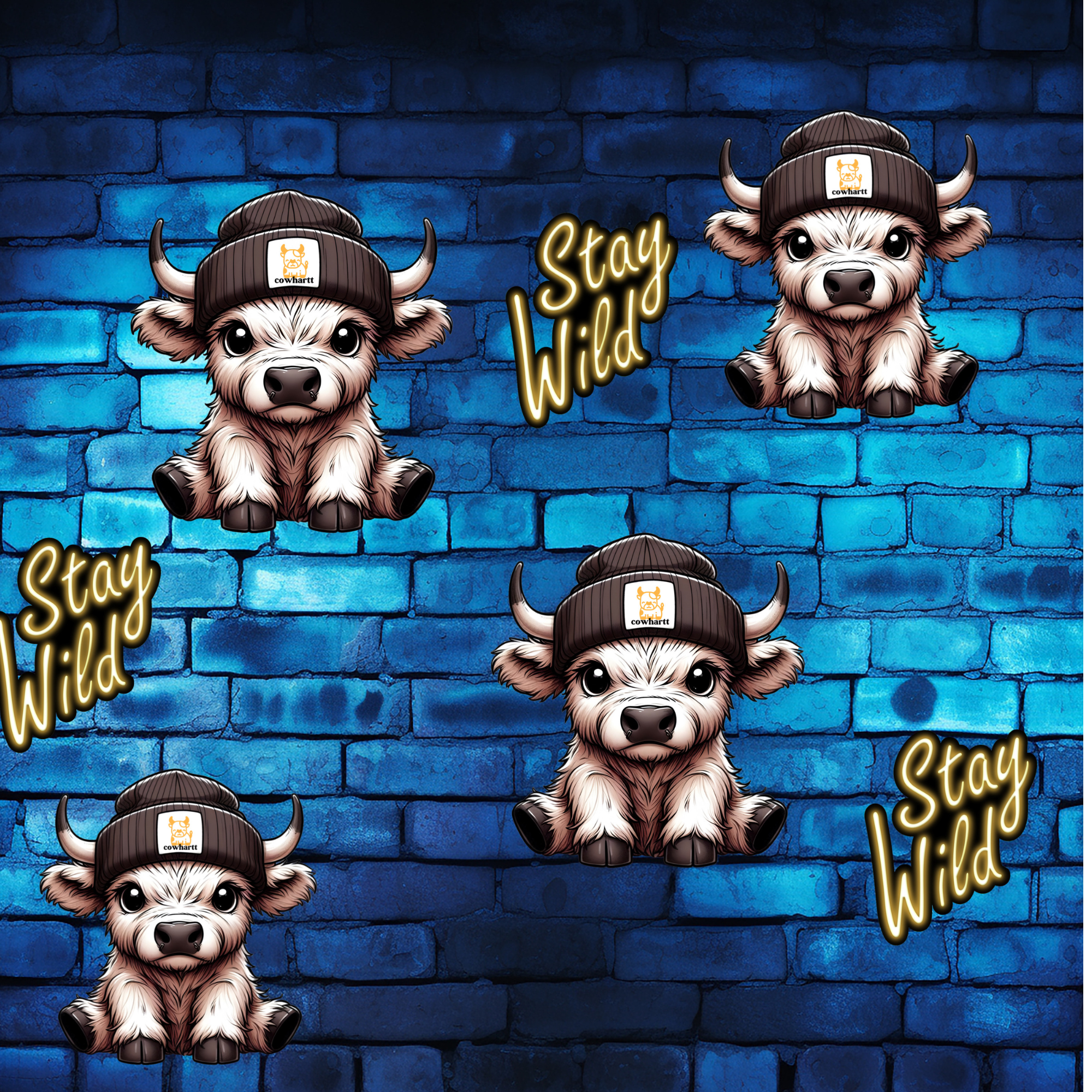 Stoff „Stay Wild“